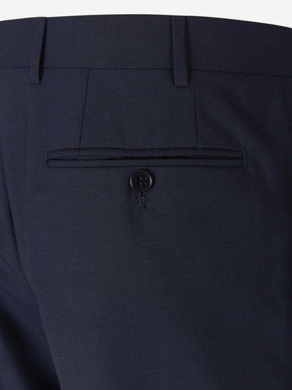 Outlet online Canali Hombre Pantalones Formales Lana color Marrón sku 321-000325 01 - Foto 7