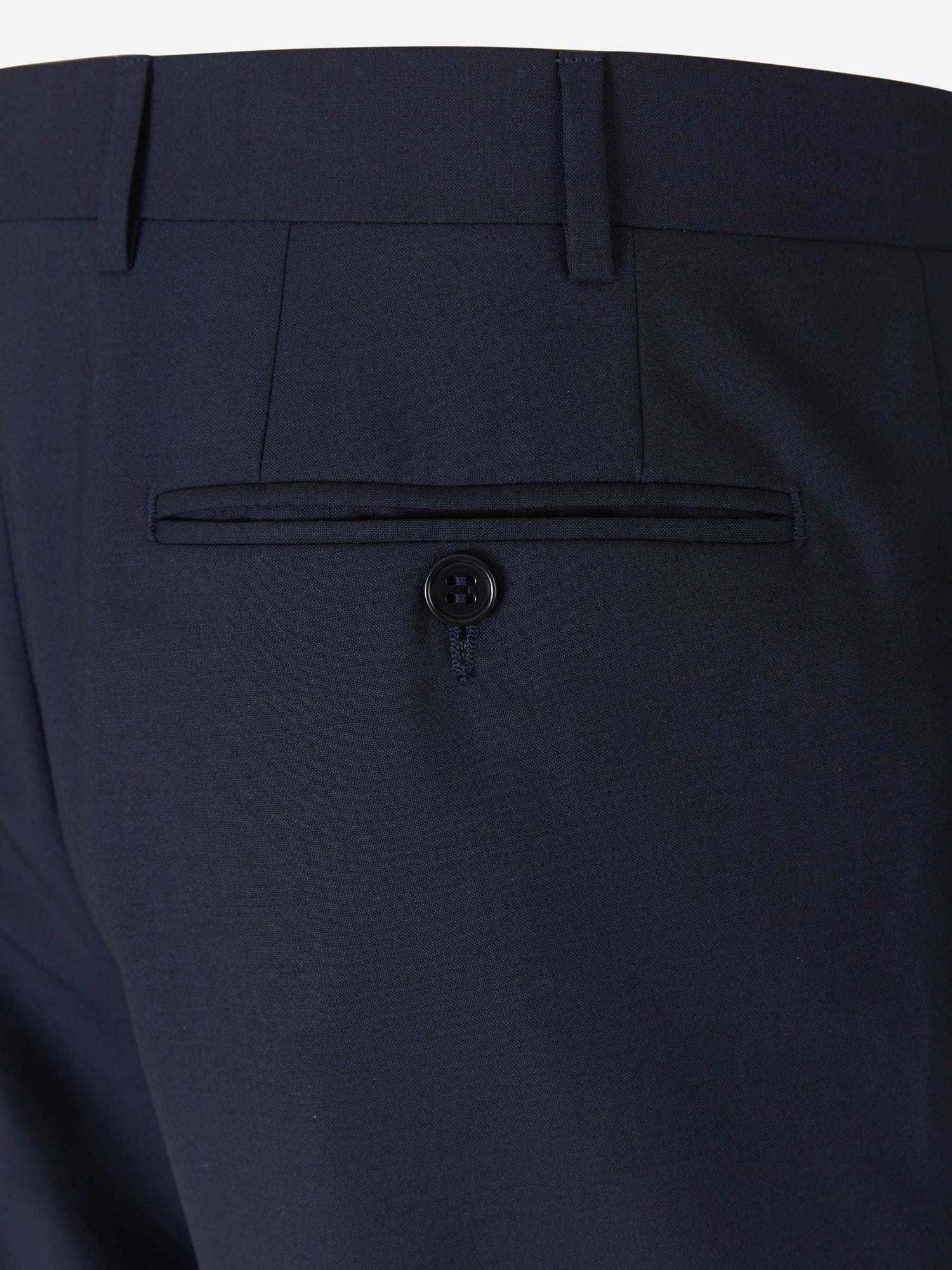 Outlet online Canali Hombre Pantalones Formales Lana color Azul Marino sku 321-000325 02 - Foto 4