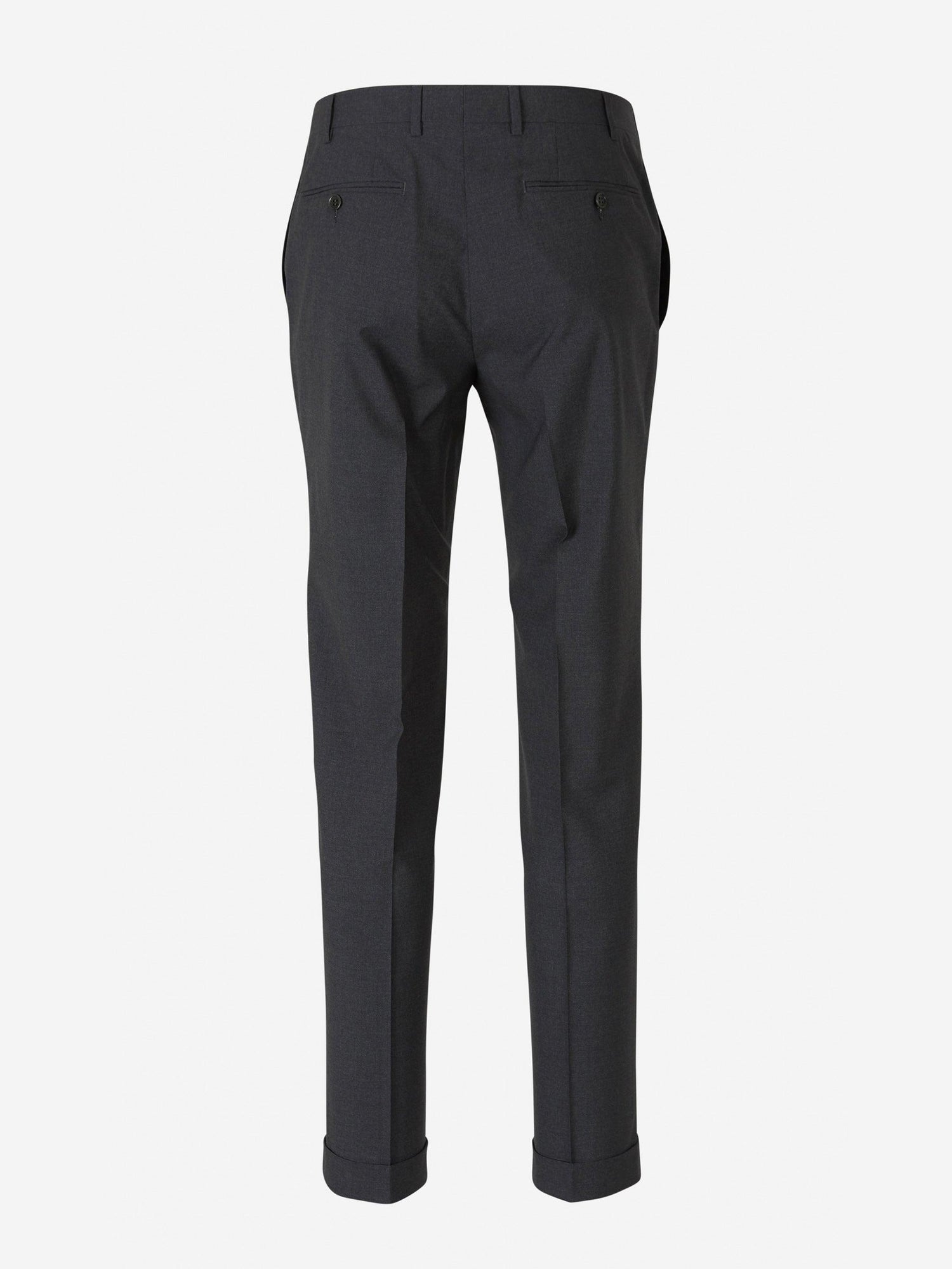 Outlet online Canali Hombre Pantalones Formales Lana color Marrón sku 321-000325 01 - Foto 9