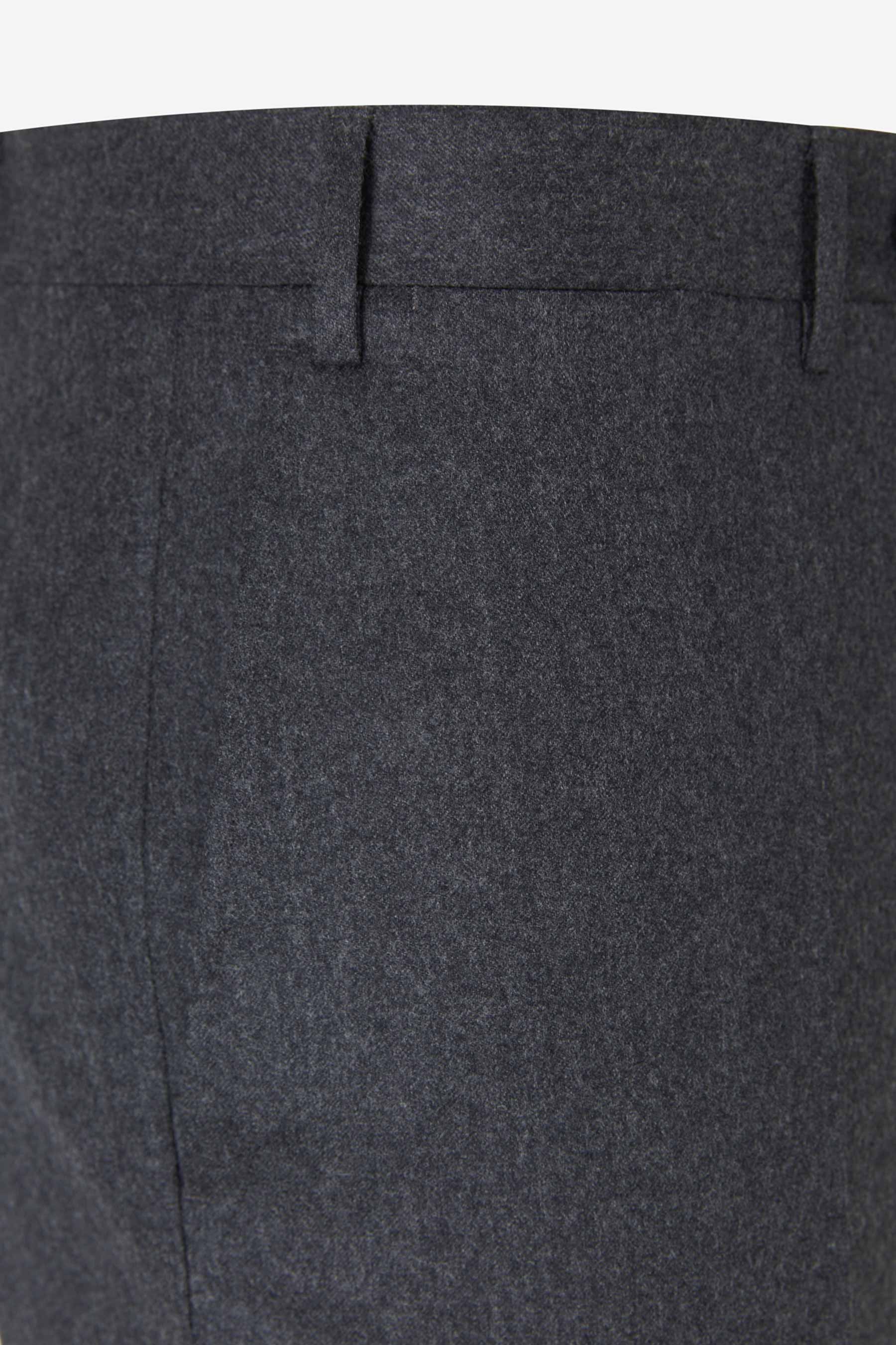 Outlet online Canali Hombre Pantalones Formales Lana color Gris Antracita sku 321-000332 01 - Foto 3