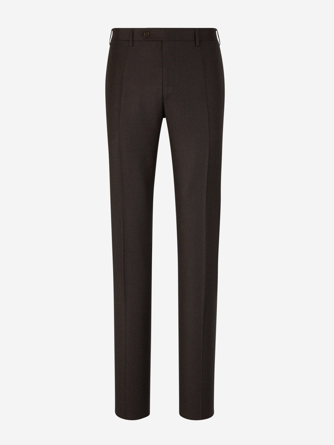 Outlet online Canali Hombre Pantalones Formales Lana color Marrón Oscuro sku 321-000332 06 - Foto 1