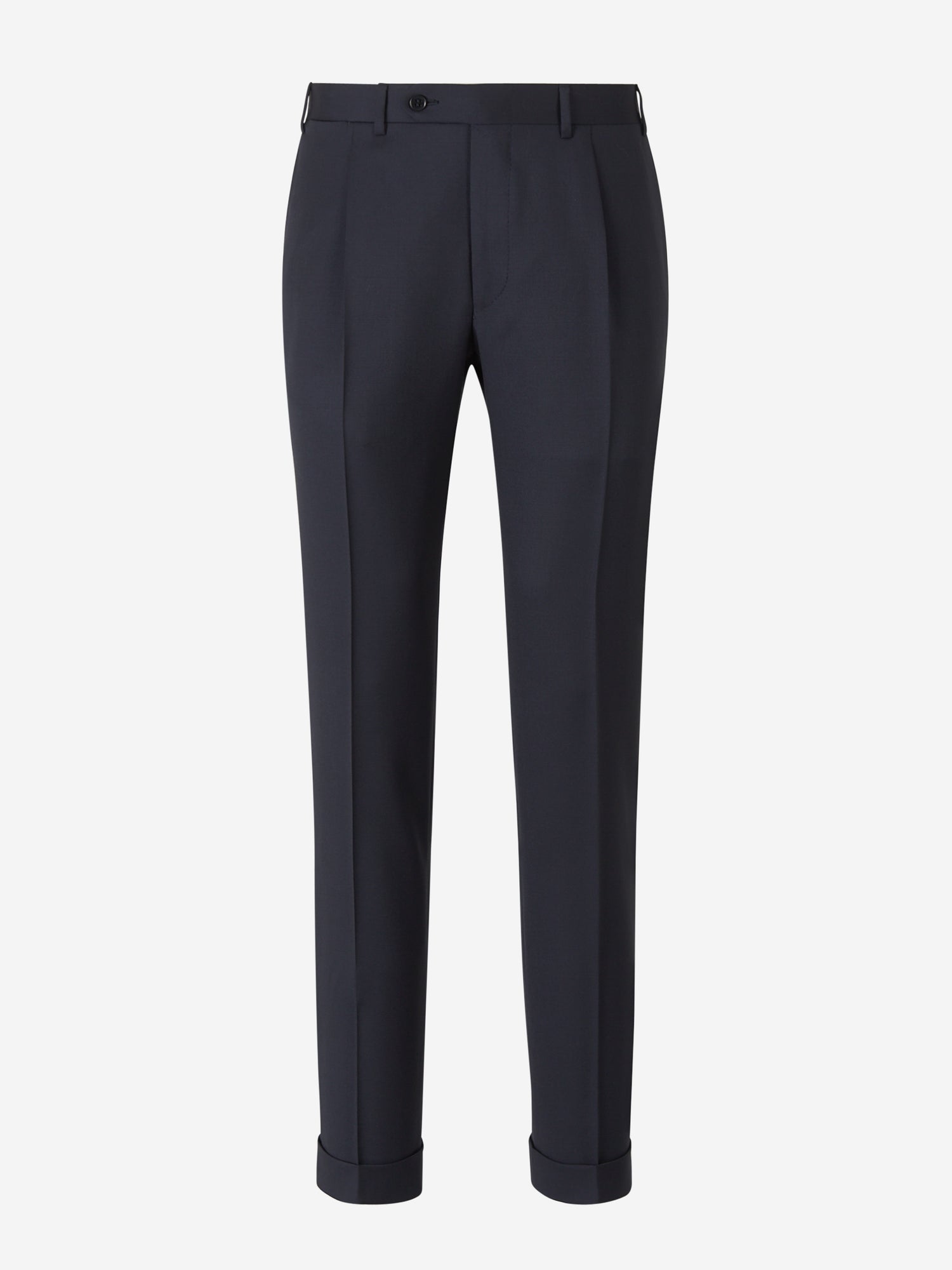 Outlet online Canali Hombre Pantalones Formales Lana color Azul Noche sku 321-000335 01 - Foto 1