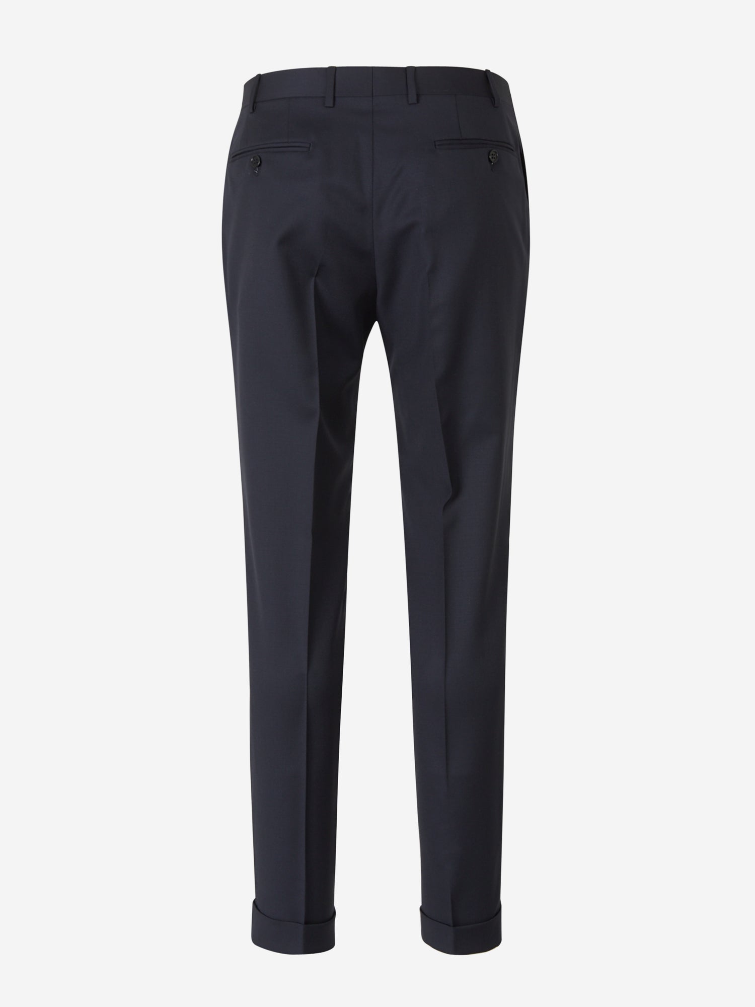 Outlet online Canali Hombre Pantalones Formales Lana color Azul Noche sku 321-000335 01 - Foto 2