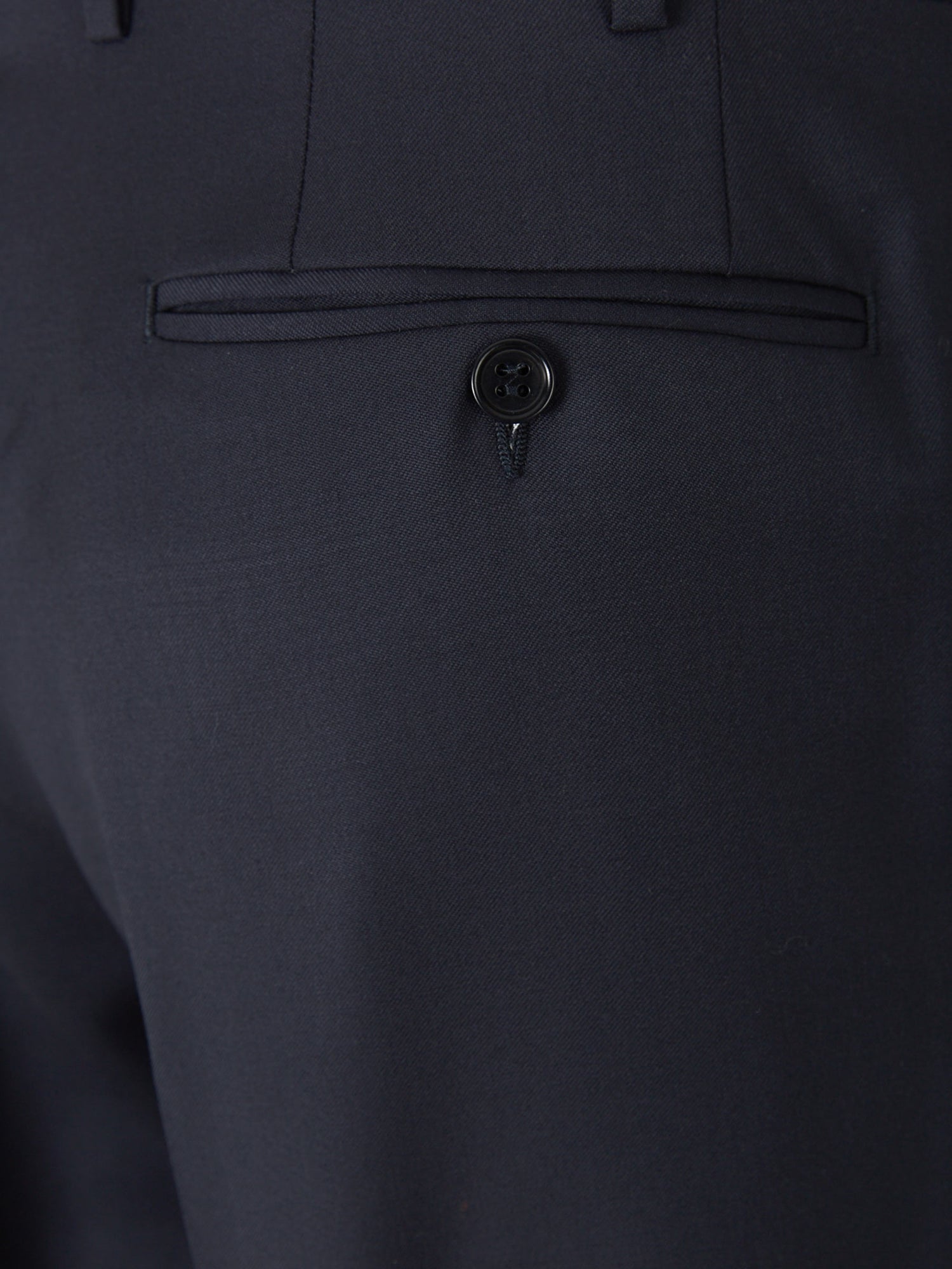 Outlet online Canali Hombre Pantalones Formales Lana color Azul Noche sku 321-000335 01 - Foto 4