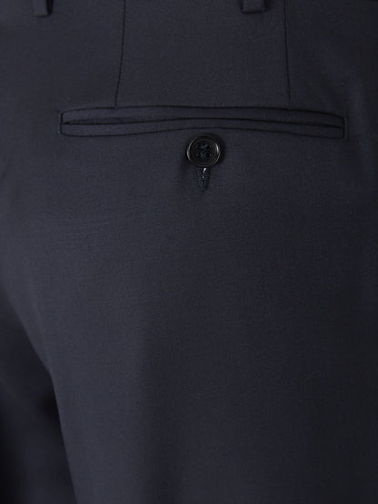 Outlet online Canali Hombre Pantalones Formales Lana color Azul Noche sku 321-000335 01 - Foto 4