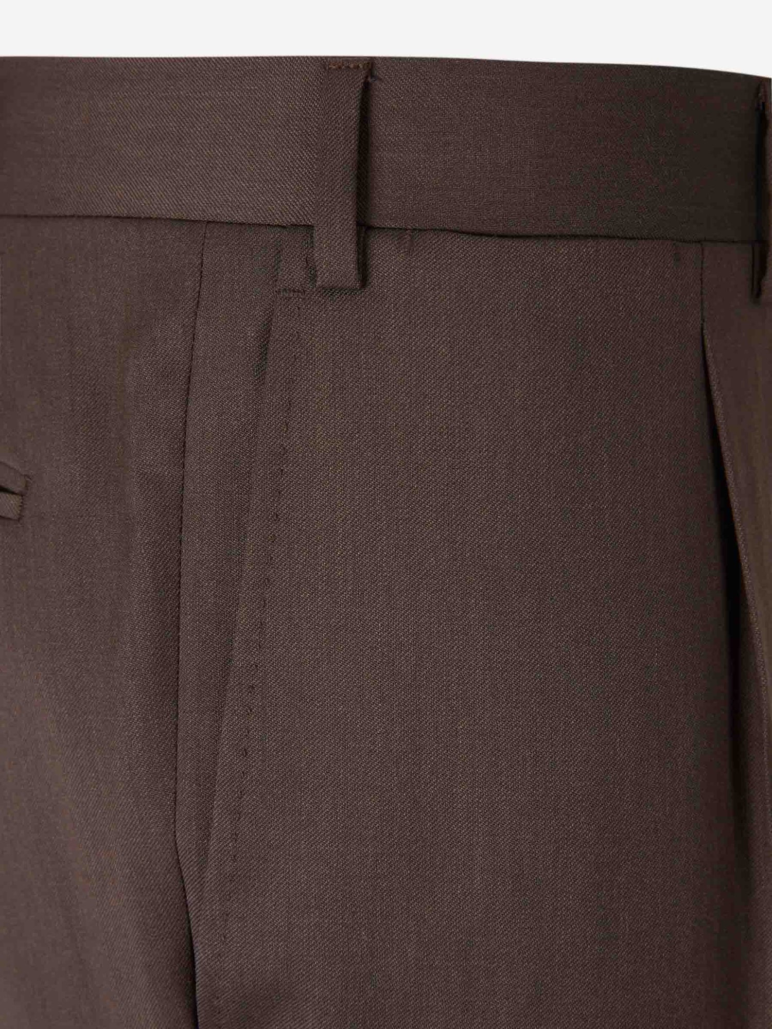 Canali Hombre Barcelona Pantalones Formales Vestir color Marrón sku 321-000336 03 - Foto 3