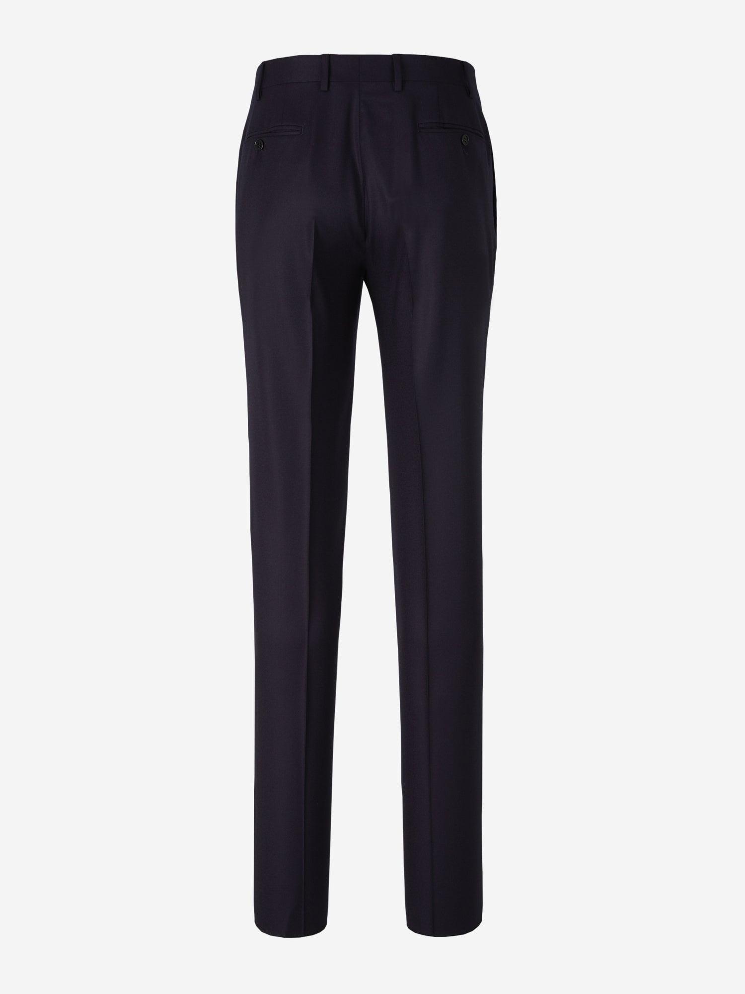 Outlet online Canali Hombre Pantalones Franela Lana color Azul Noche sku 321-000338 04 - Foto 2