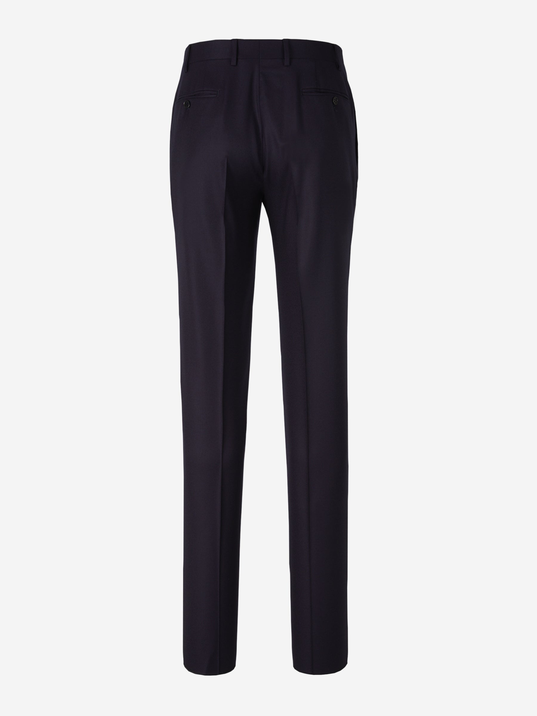 Outlet online Canali Hombre Pantalones Franela Lana color Azul Noche sku 321-000338 04 - Foto 2