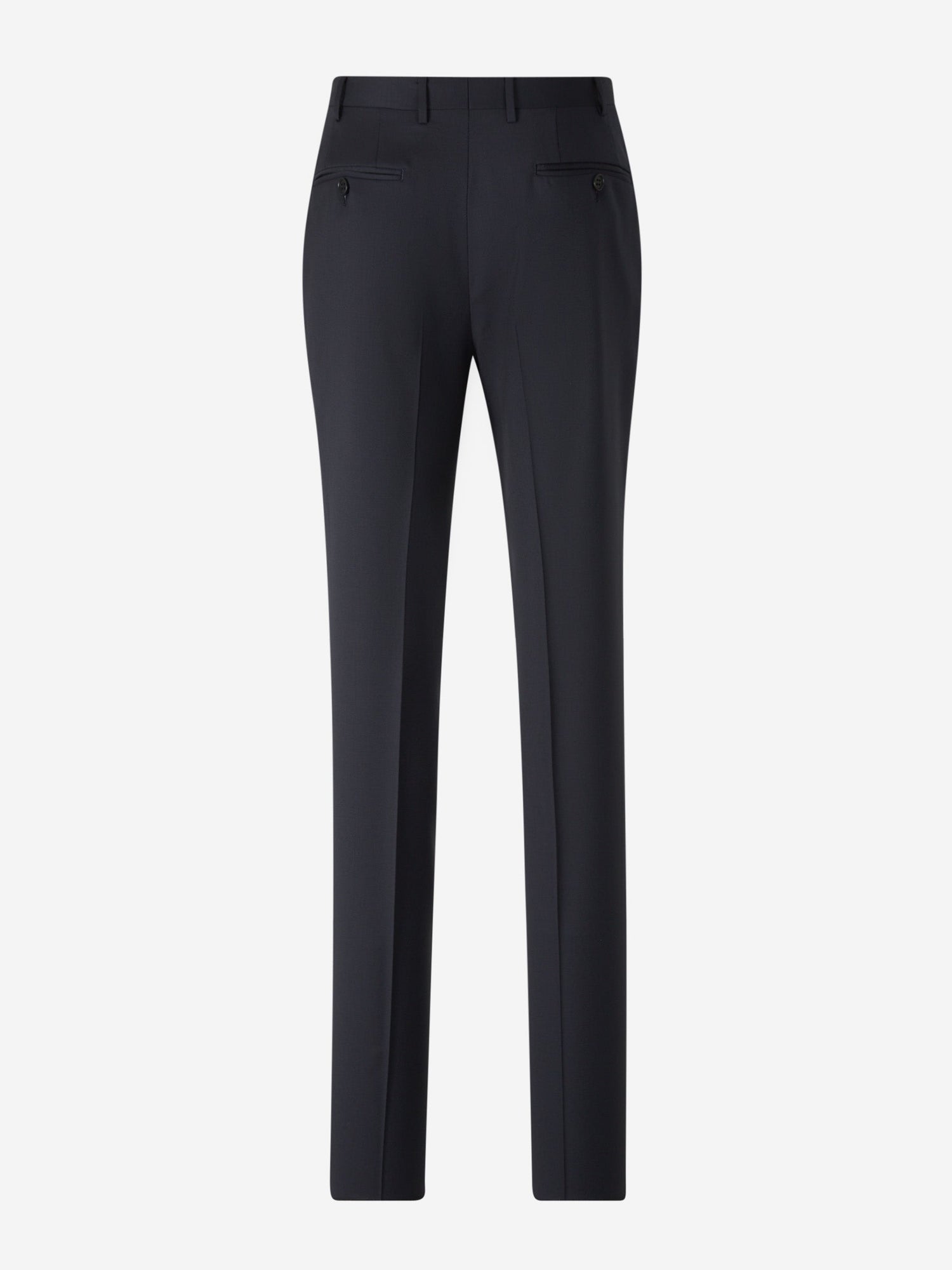 Outlet online Canali Hombre Pantalones Formales Lana color Azul Noche sku 321-000340 01 - Foto 2