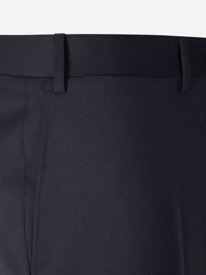 Outlet online Canali Hombre Pantalones Formales Lana color Azul Noche sku 321-000340 01 - Foto 3