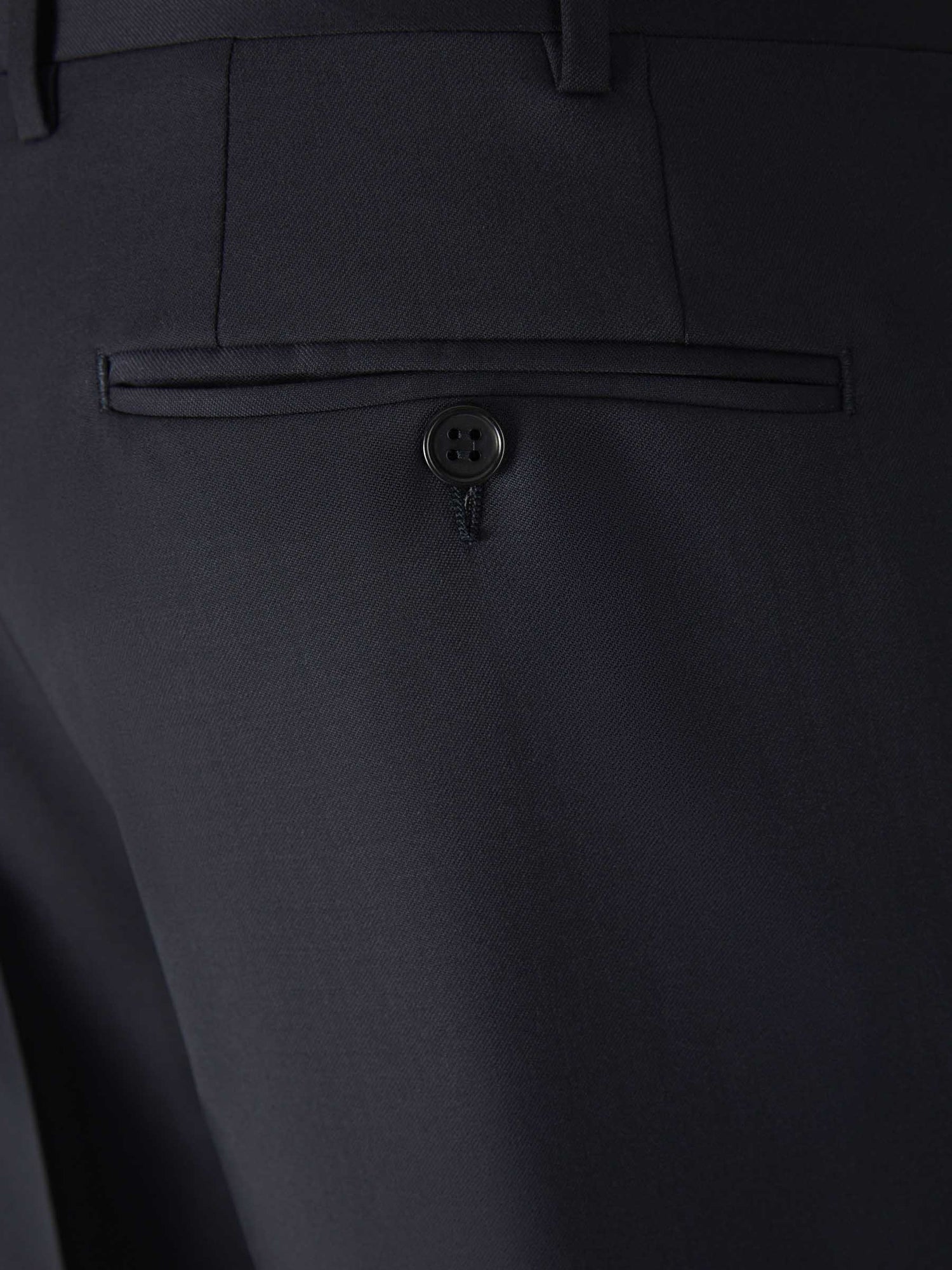 Outlet online Canali Hombre Pantalones Formales Lana color Azul Noche sku 321-000340 01 - Foto 4