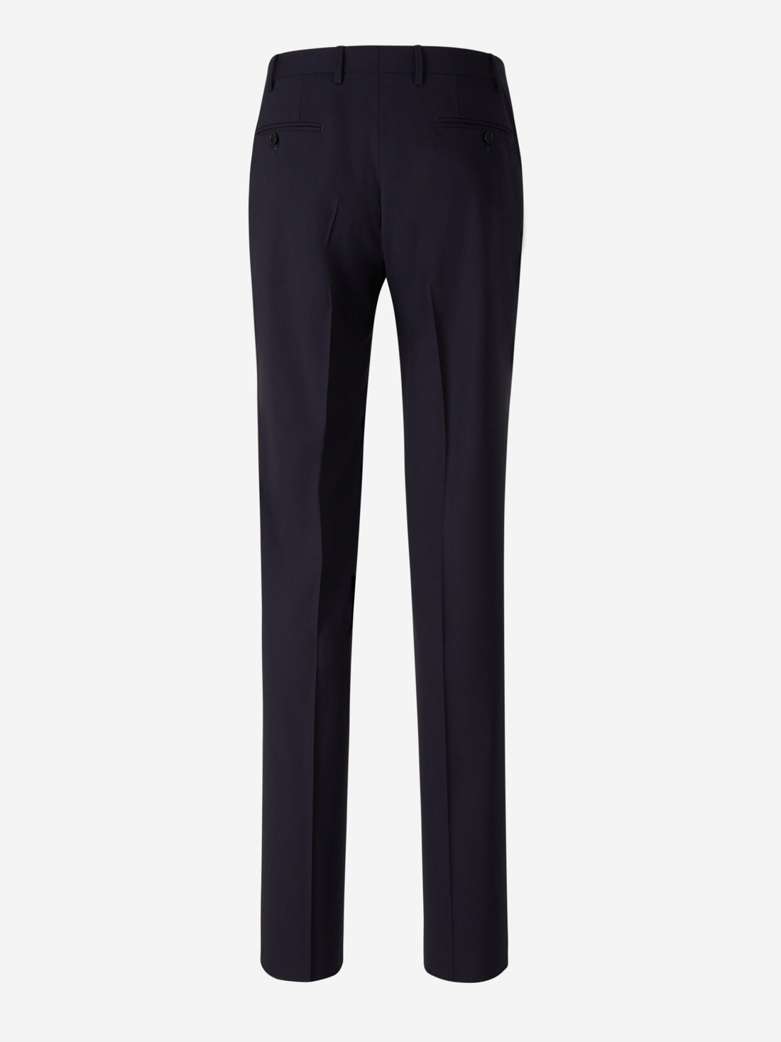 Outlet online Canali Hombre Pantalones Clásico lana color Azul Marino sku 321-000347 01 - Foto 2