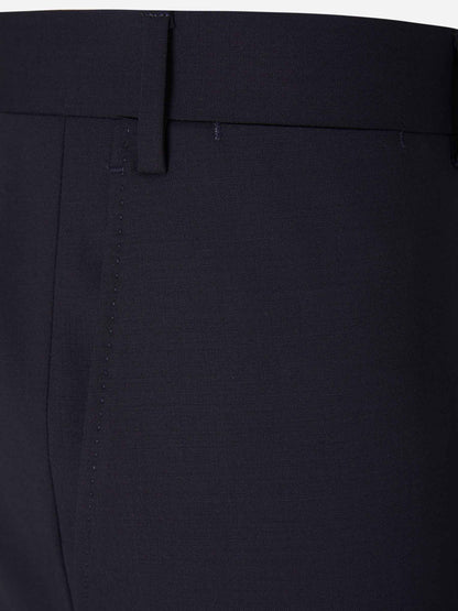 Outlet online Canali Hombre Pantalones Clásico lana color Azul Marino sku 321-000347 01 - Foto 3