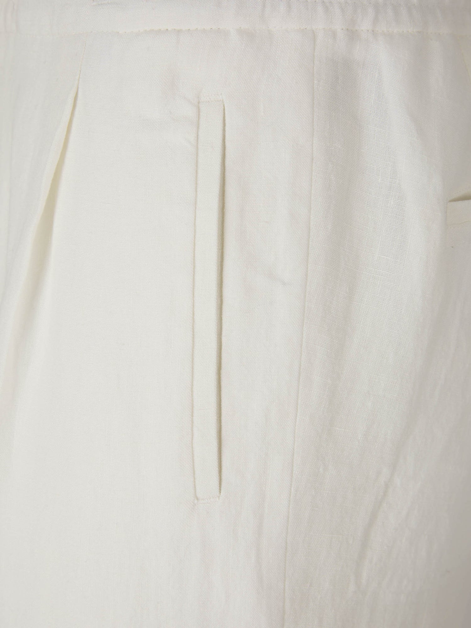 Outlet online Lardini Hombre Pantalones Lino Ultraligeros color Blanco sku 321-000349 01 - Foto 3