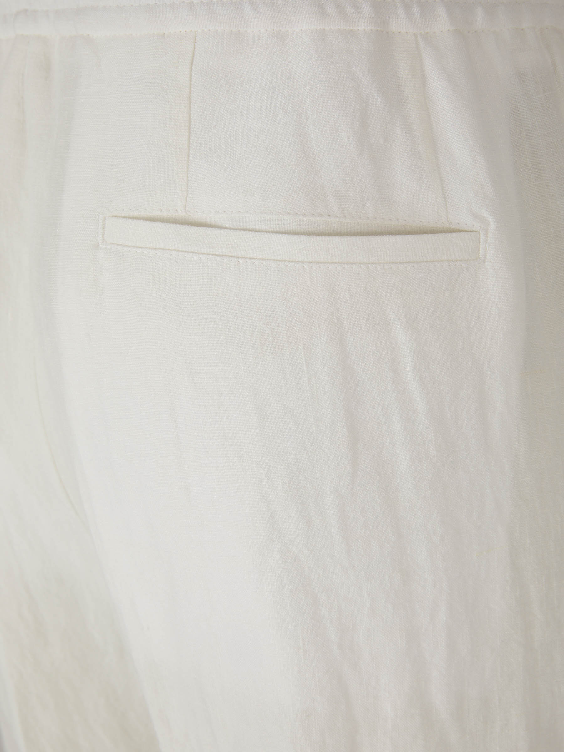 Outlet online Lardini Hombre Pantalones Lino Ultraligeros color Blanco sku 321-000349 01 - Foto 4