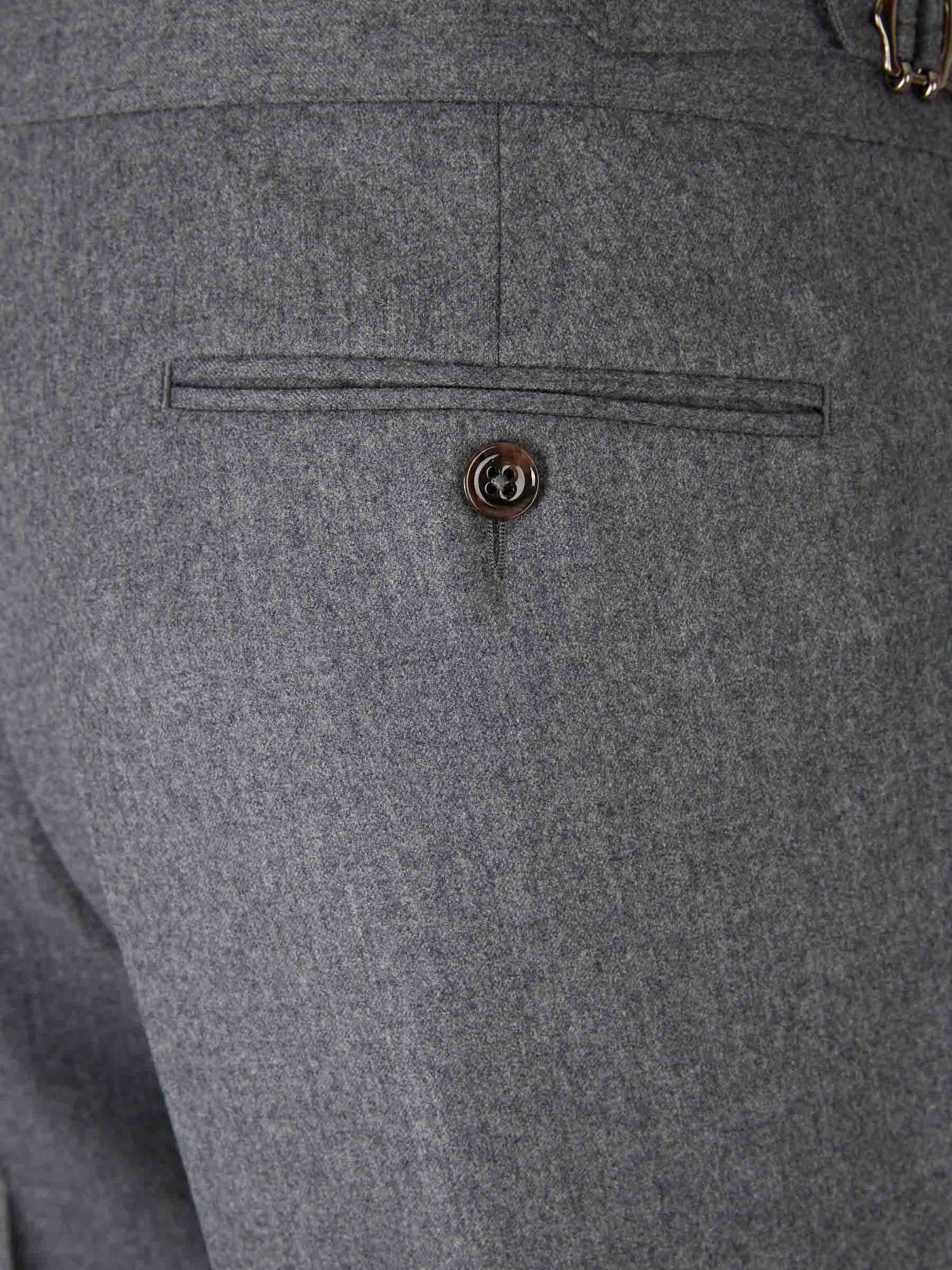 Outlet online Scabal Hombre Pantalones de Vestir color Gris sku 321-000366 01 - Foto 4