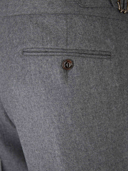 Outlet online Scabal Hombre Pantalones de Vestir color Gris sku 321-000366 01 - Foto 4