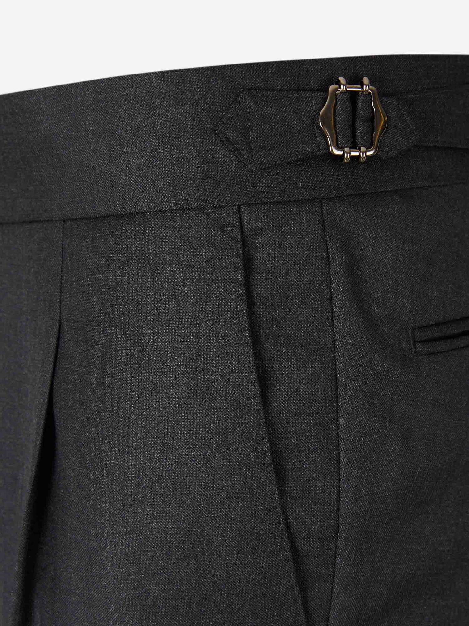 Outlet online Scabal Hombre Pantalones de Vestir color Gris Antracita sku 321-000367 01 - Foto 3