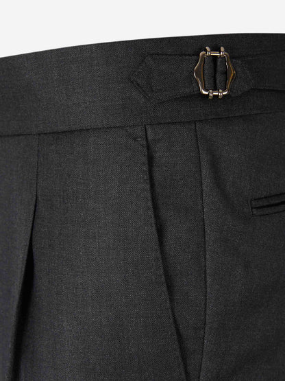 Outlet online Scabal Hombre Pantalones de Vestir color Gris Antracita sku 321-000367 01 - Foto 3
