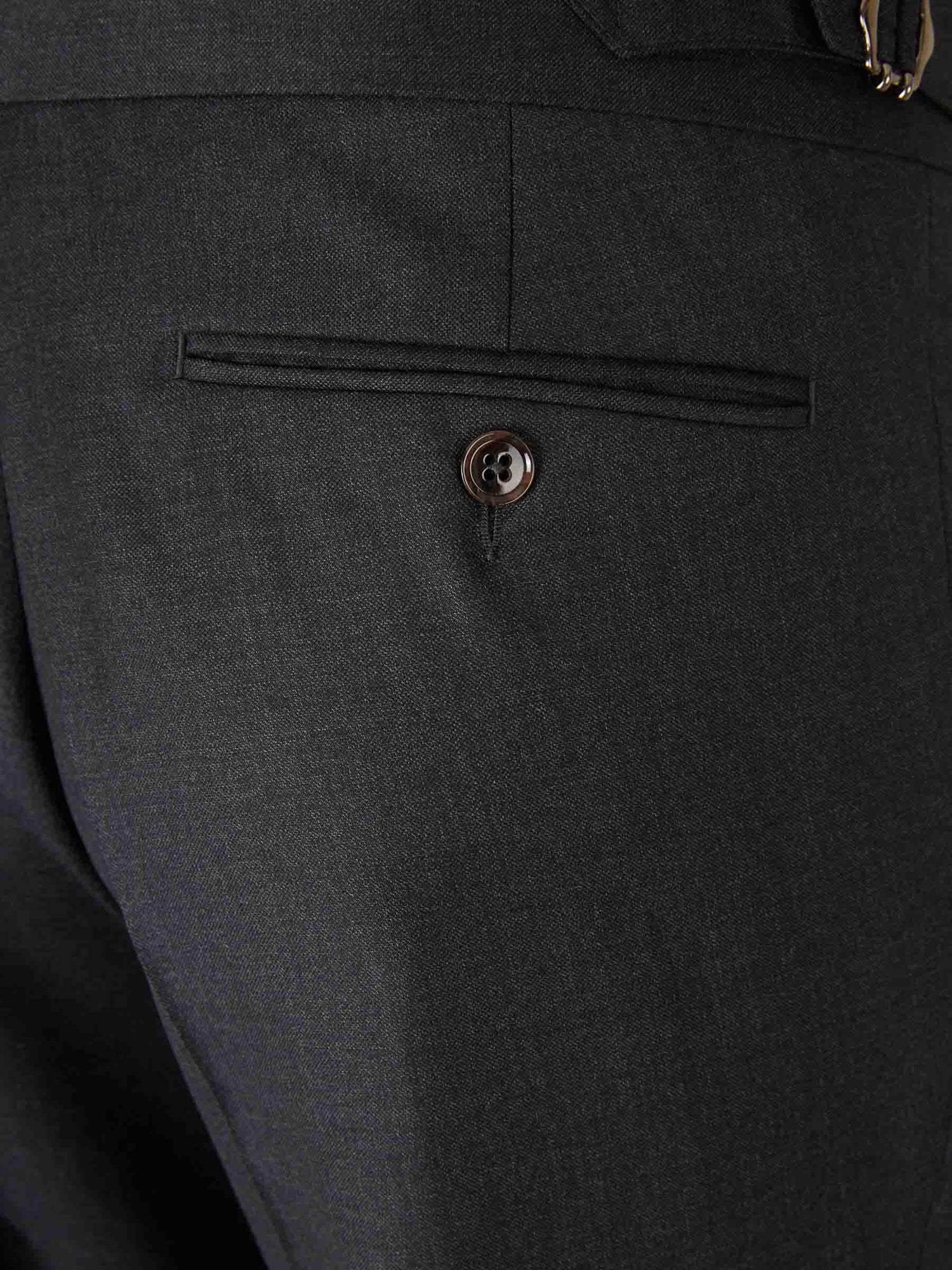 Outlet online Scabal Hombre Pantalones de Vestir color Gris Antracita sku 321-000367 01 - Foto 4
