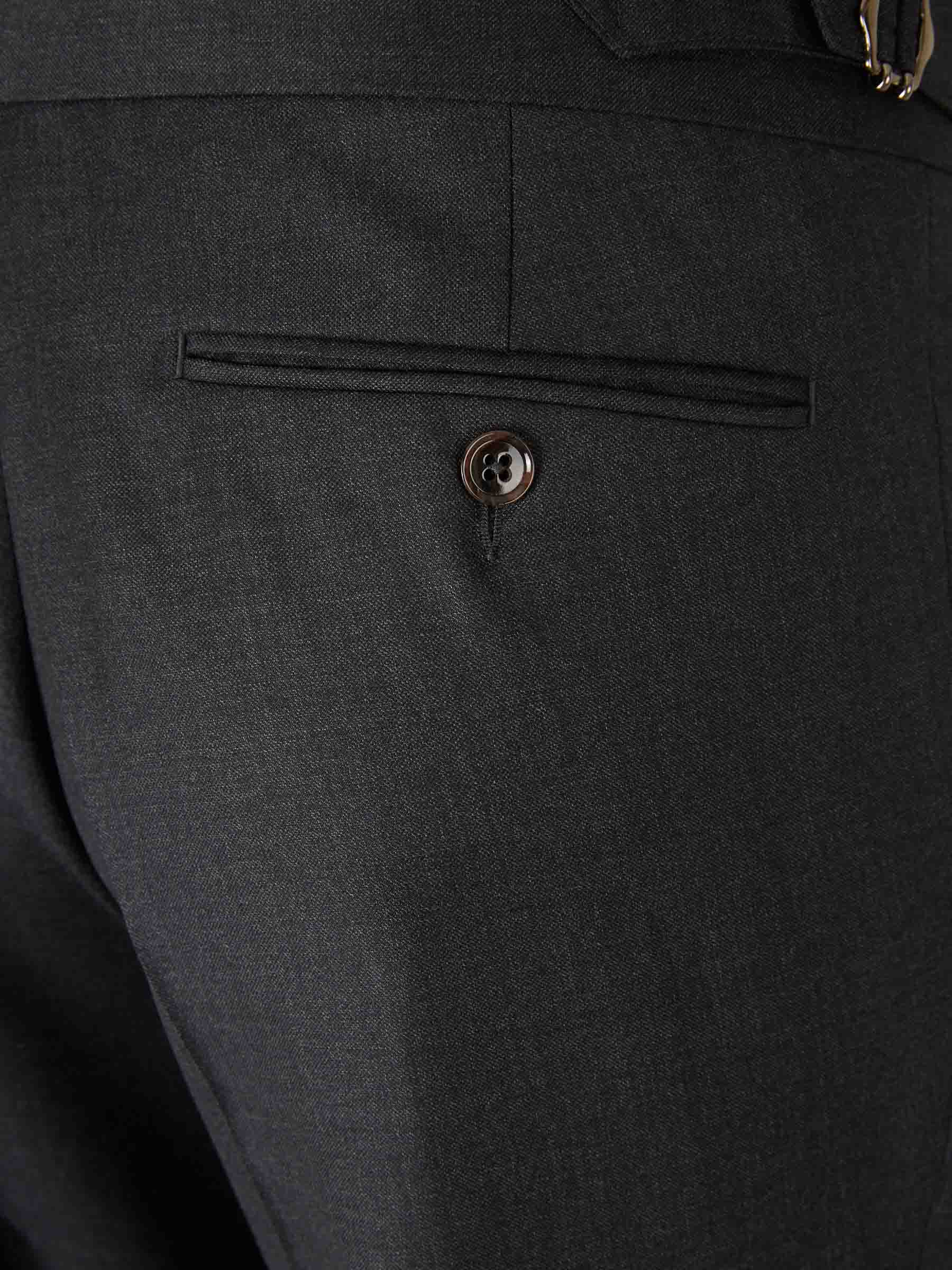 Outlet online Scabal Hombre Pantalones de Vestir color Gris Antracita sku 321-000367 01 - Foto 4