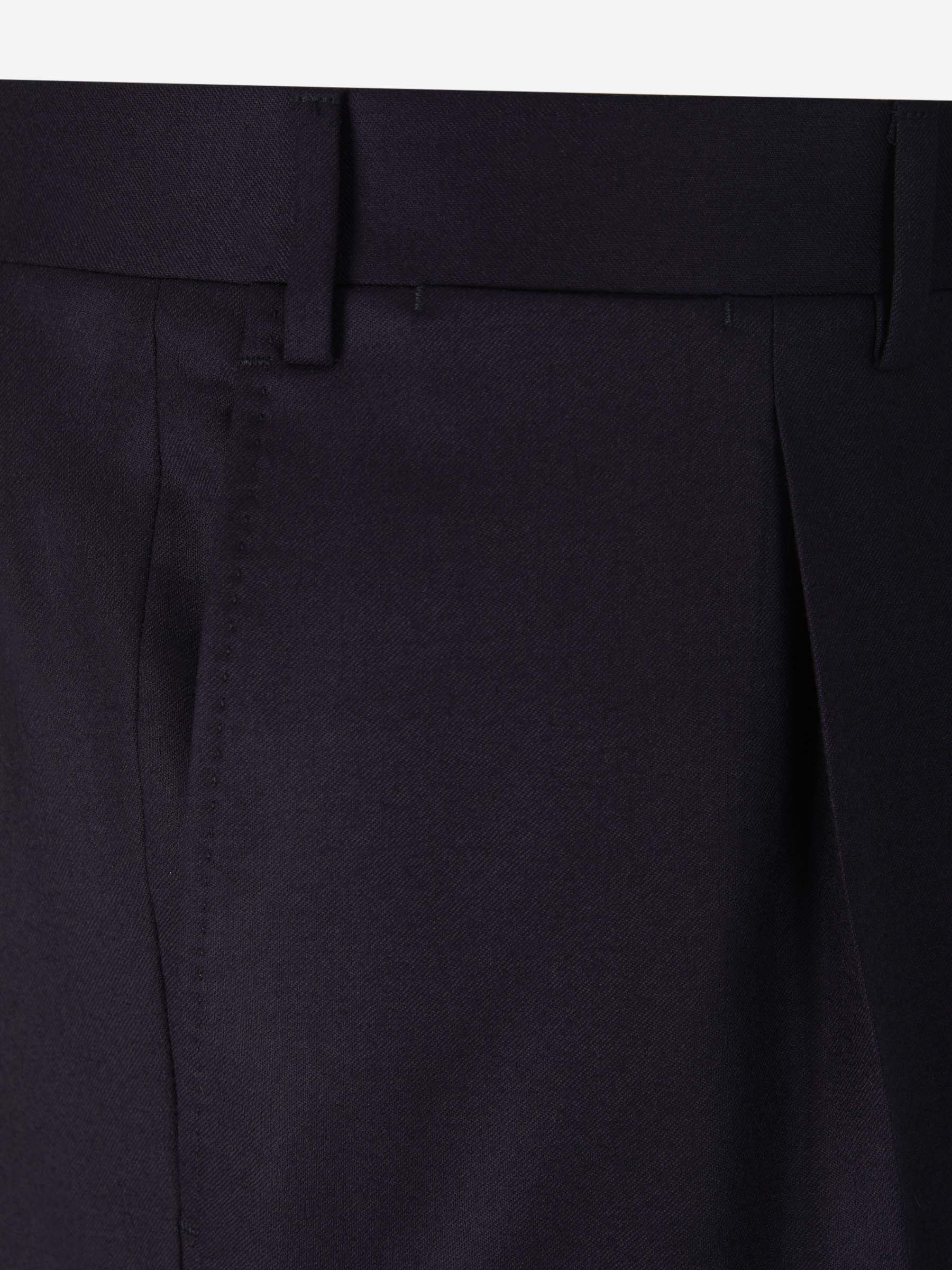 Outlet online Canali Hombre Pantalones vestir color Azul Marino sku 321-000368 01 - Foto 3