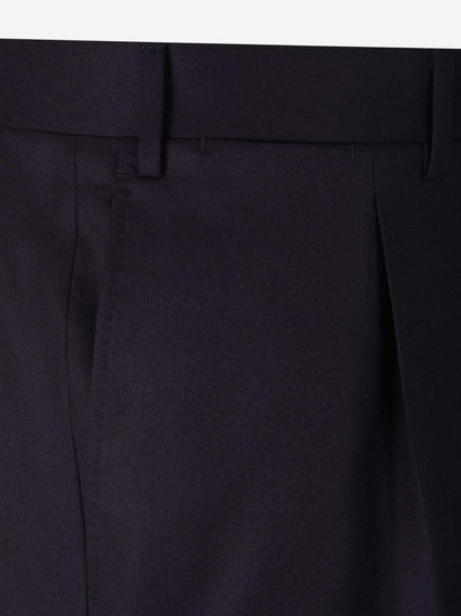 Outlet online Canali Hombre Pantalones vestir color Azul Marino sku 321-000368 01 - Foto 3