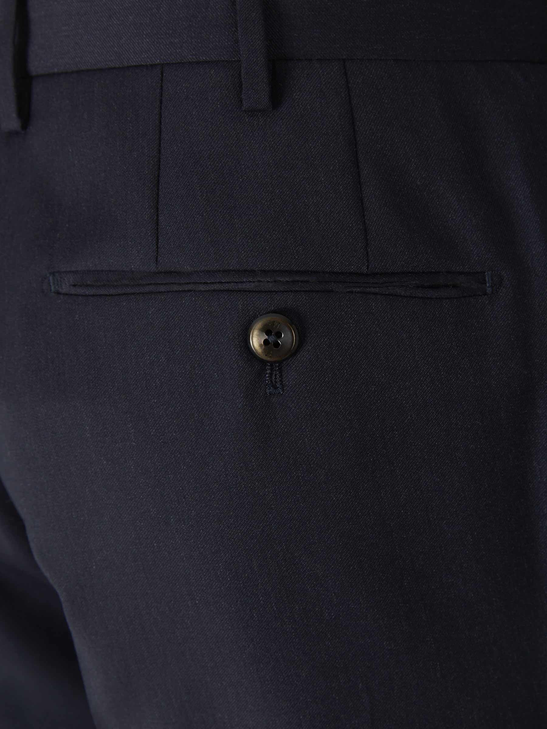 Outlet online PT Torino Hombre Pantalones Slim Lana color Azul Noche sku 322-000398 02 - Foto 4