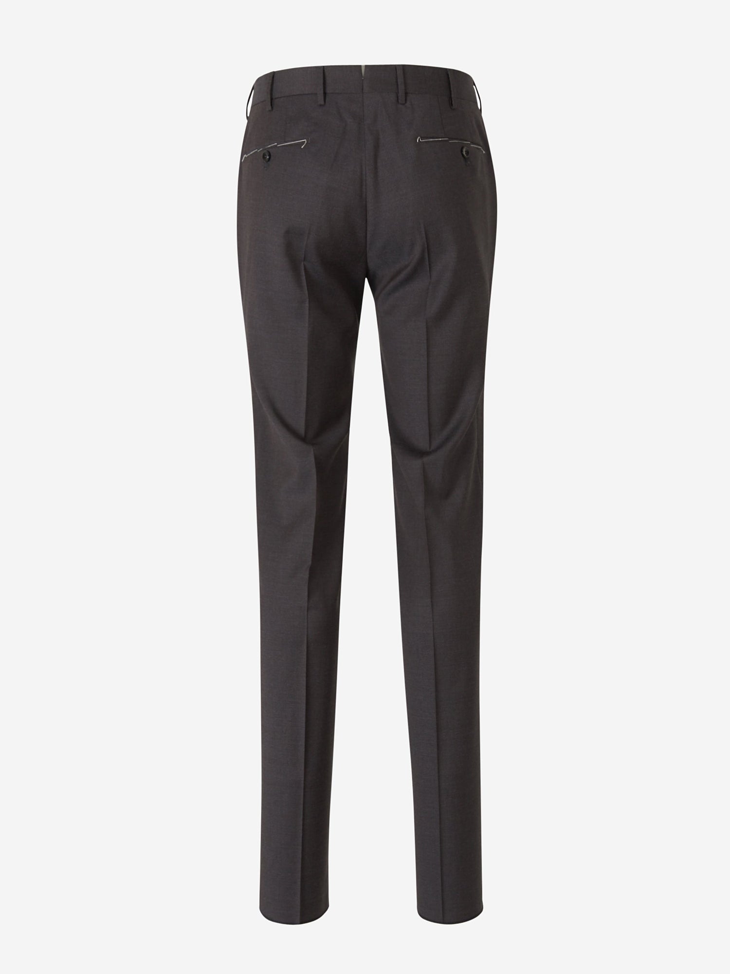 Outlet online PT Torino Hombre Pantalones Slim Lana color Marrón Oscuro sku 322-000398 04 - Foto 2
