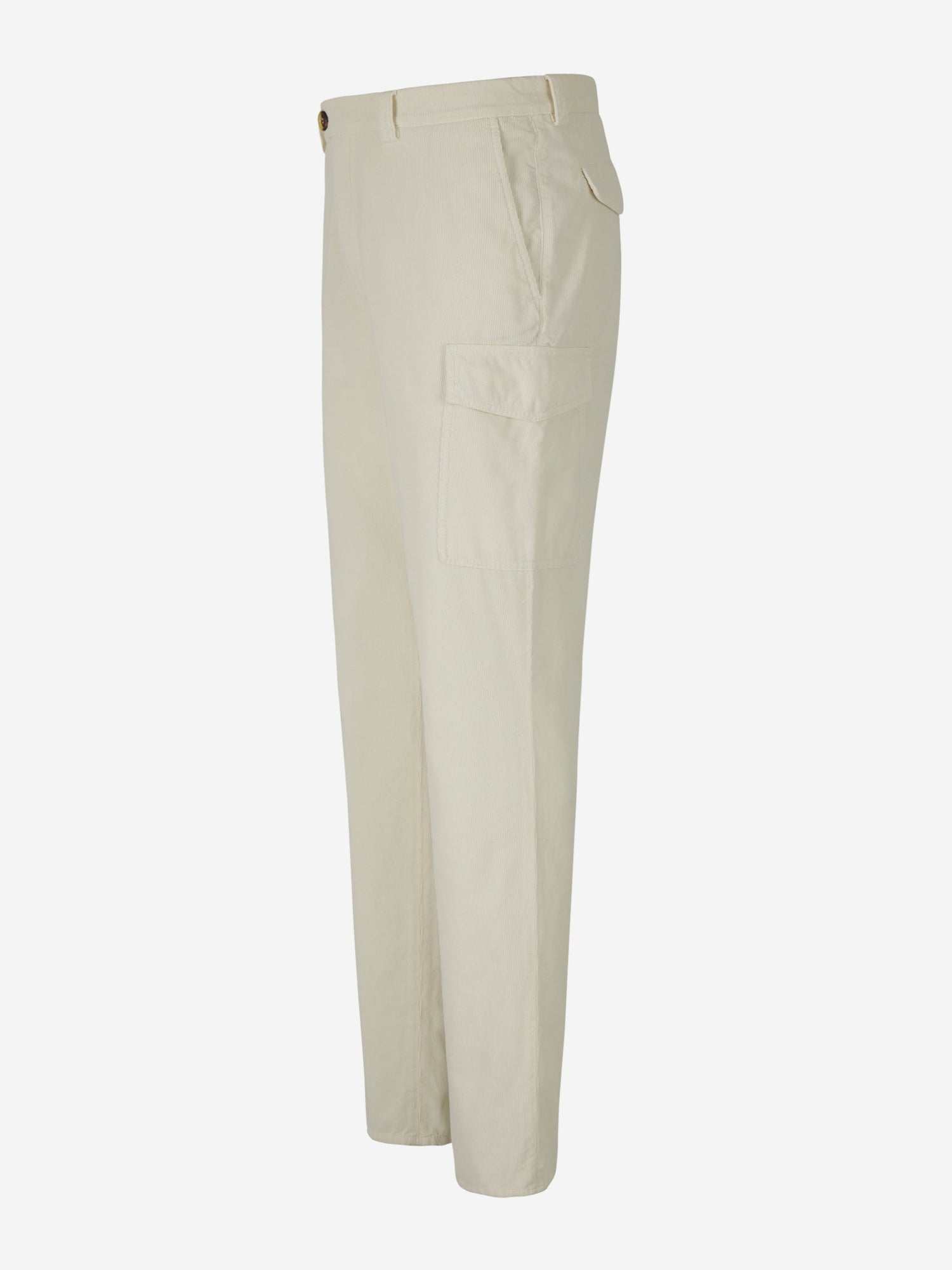 Outlet online Brunello Cucinelli Hombre Pantalones Cargo Pana color Crema sku 322-000408 01 - Foto 2