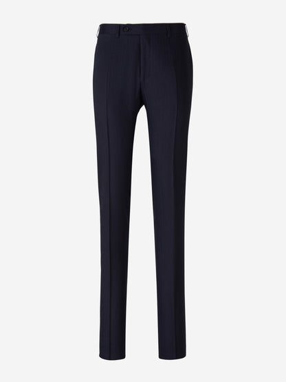 Outlet online Canali Hombre Pantalones Lino Fluido color Azul Noche sku 322-000430 02 - Foto 1