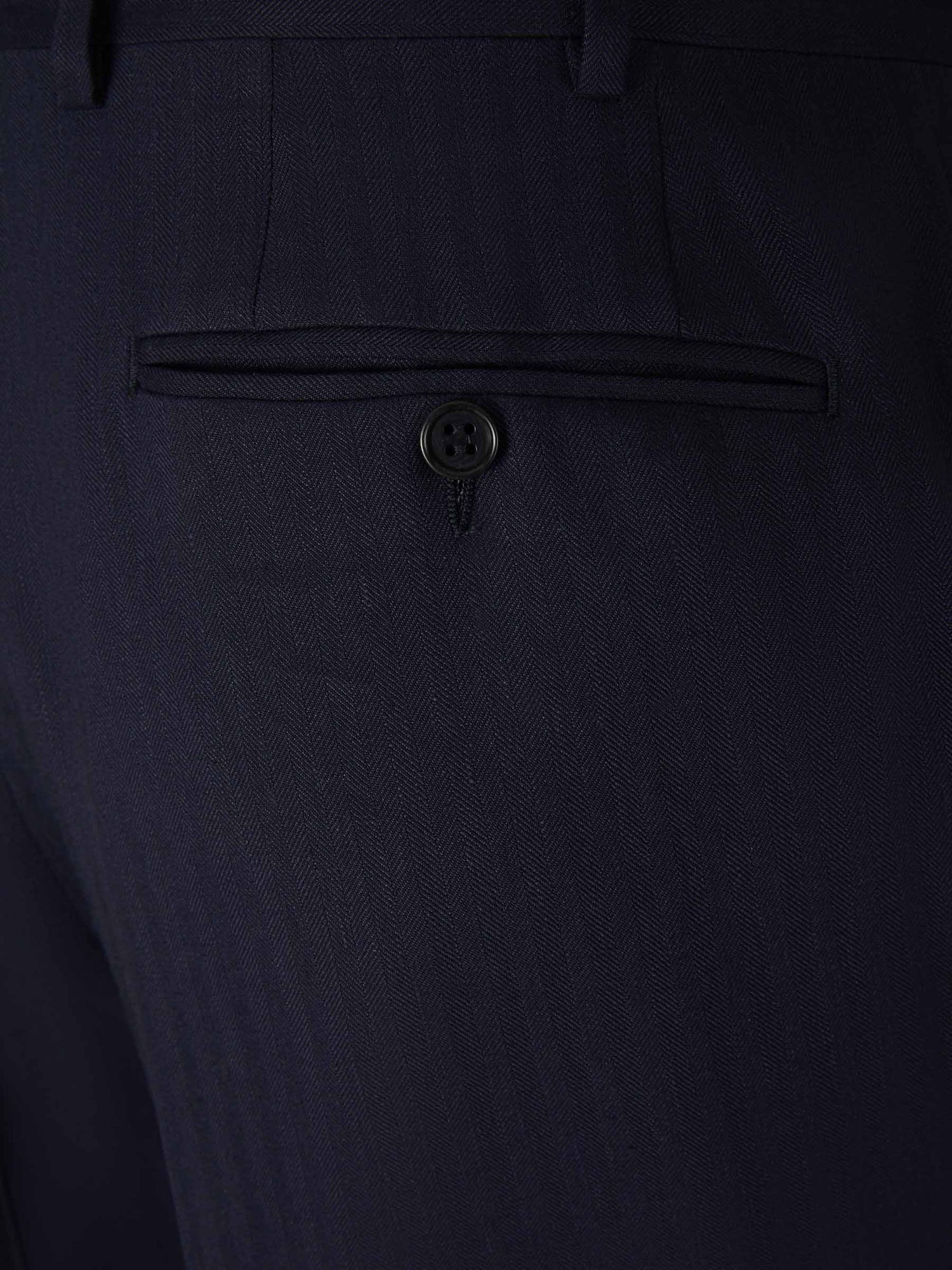 Outlet online Canali Hombre Pantalones Lino Fluido color Azul Noche sku 322-000430 02 - Foto 4