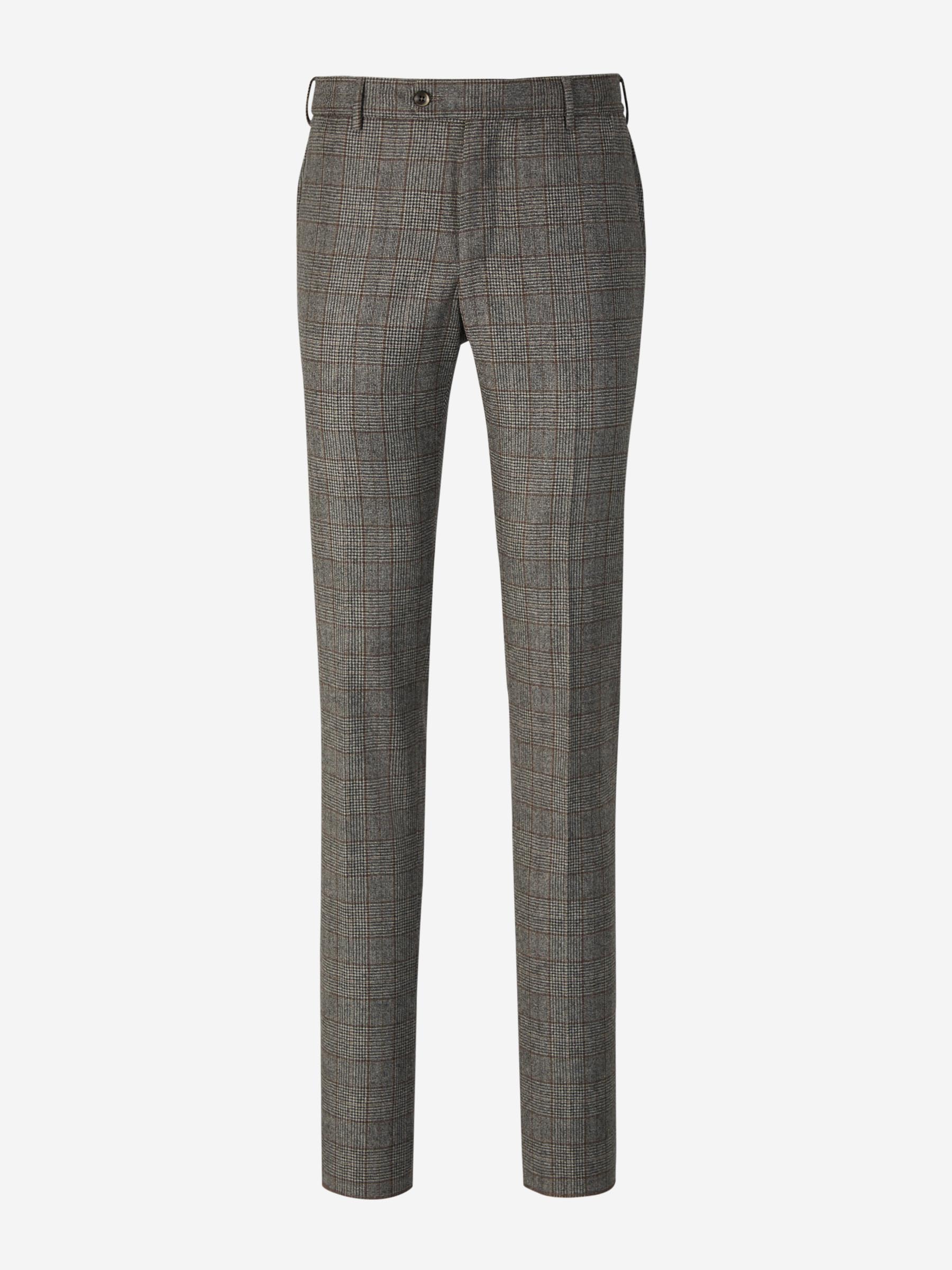 Outlet online PT Torino Hombre Pantalones Príncipe de Gales color Gris Oscuro sku 322-000444 01 - Foto 1