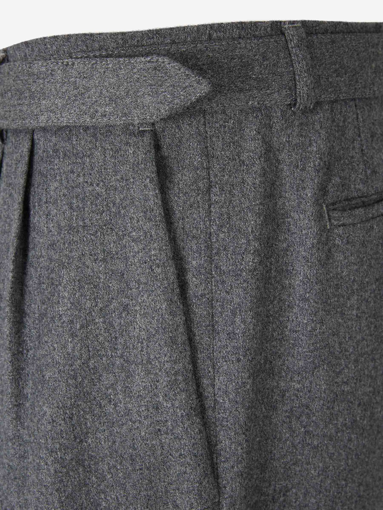 Outlet online Canali Hombre Pantalones De Vestir color Gris Antracita sku 322-000470 01 - Foto 3