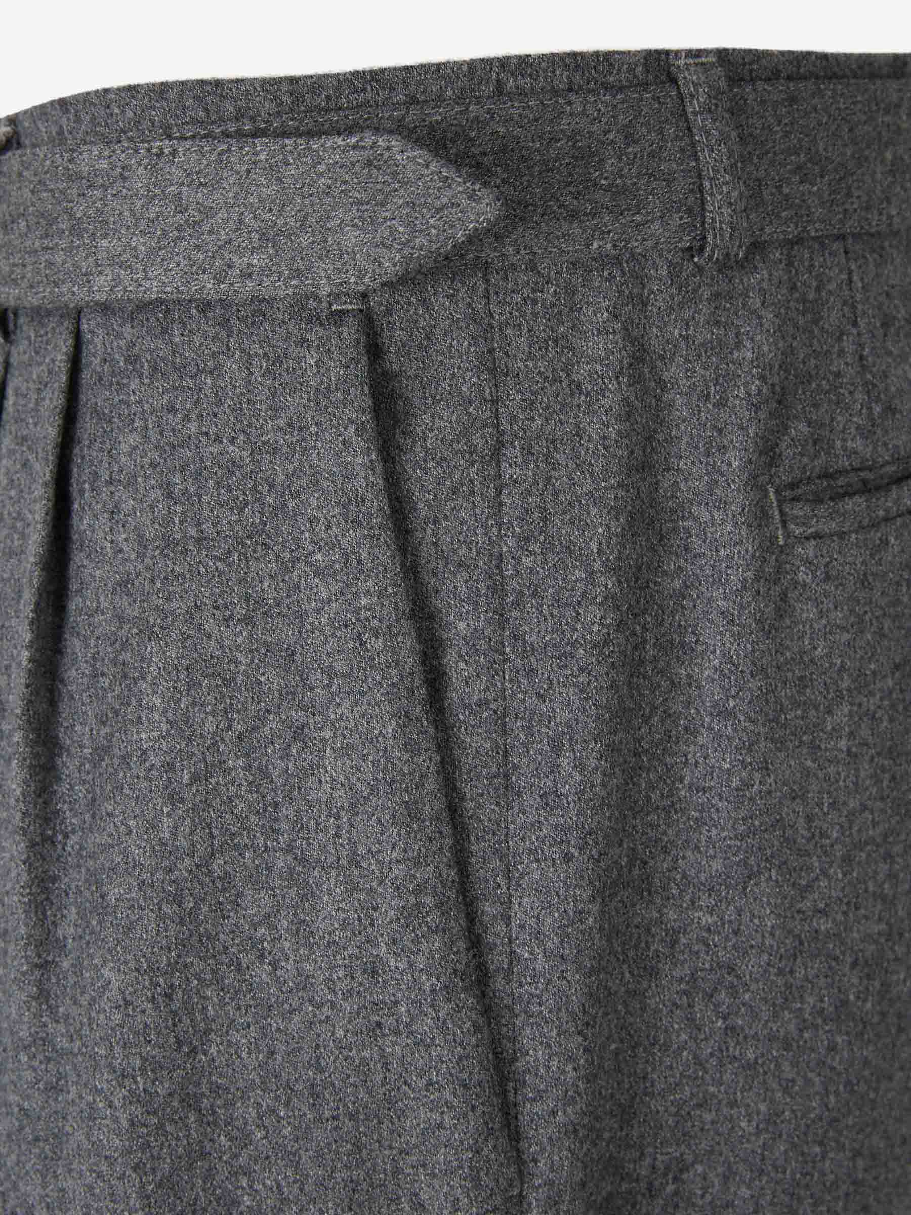 Outlet online Canali Hombre Pantalones De Vestir color Gris Antracita sku 322-000470 01 - Foto 3