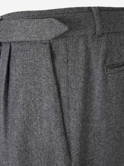 Outlet online Canali Hombre Pantalones De Vestir color Gris Antracita sku 322-000470 01 - Foto 3