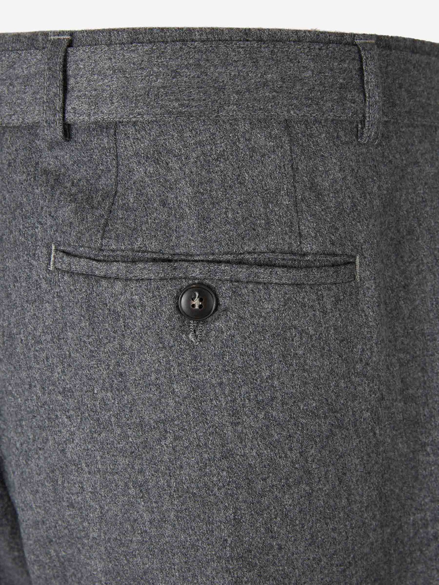 Outlet online Canali Hombre Pantalones De Vestir color Gris Antracita sku 322-000470 01 - Foto 4