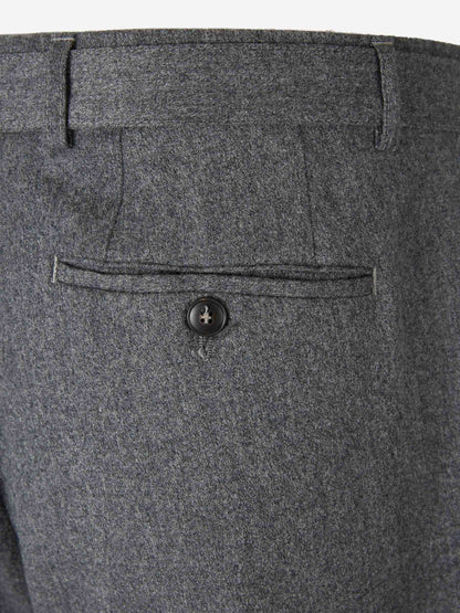 Outlet online Canali Hombre Pantalones De Vestir color Gris Antracita sku 322-000470 01 - Foto 4