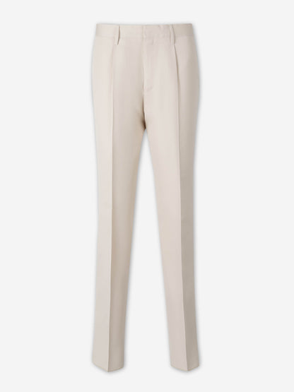 Lardini Hombre Barcelona Pantalones Vestir Pinzas color Crema sku 322-000483 01 - Foto 1