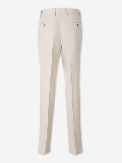 Lardini Hombre Barcelona Pantalones Vestir Pinzas color Crema sku 322-000483 01 - Foto 2