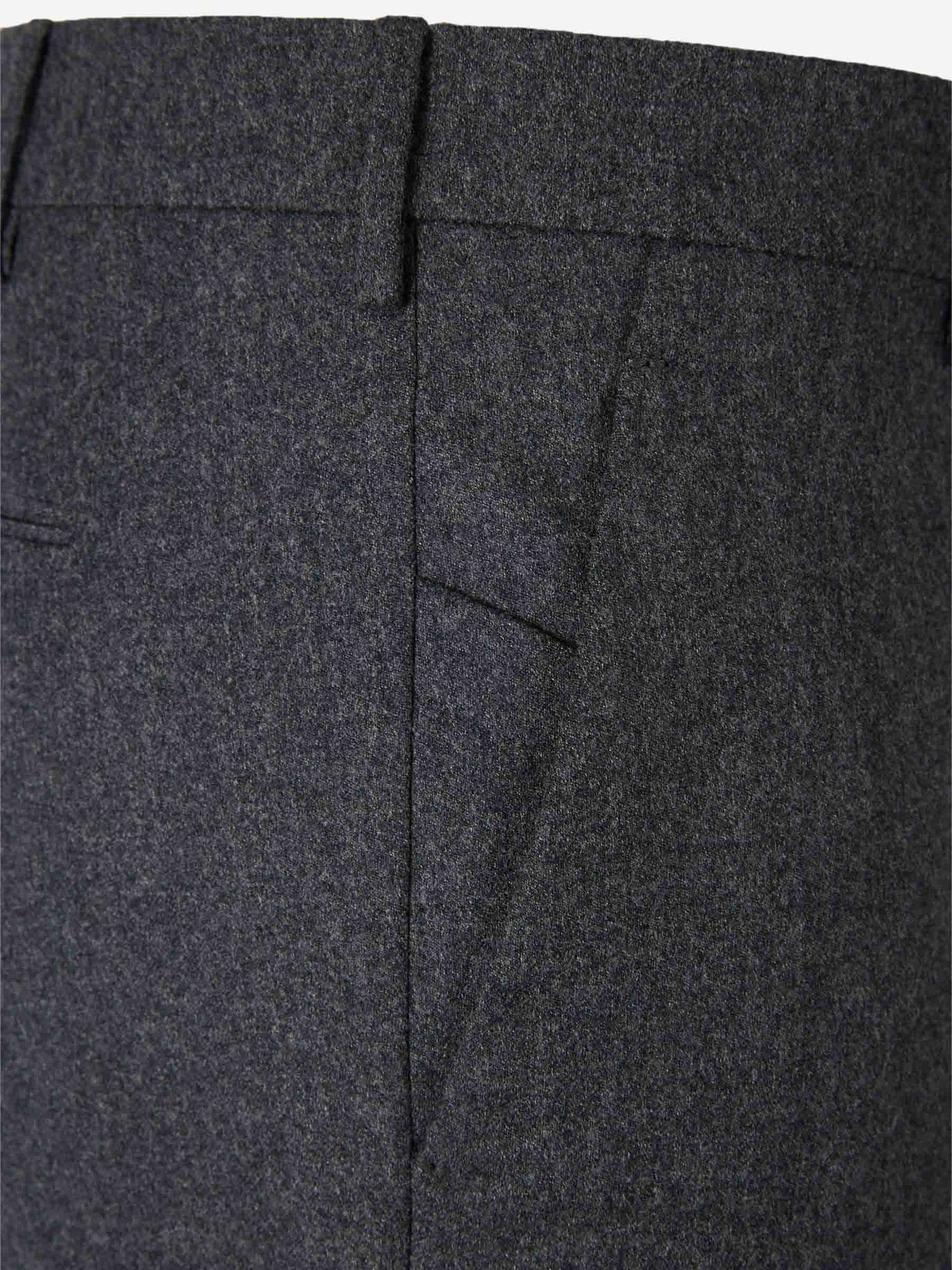 Outlet online Berwich Hombre Pantalones Vestir  Lana color Gris Oscuro sku 322-000484 01 - Foto 3