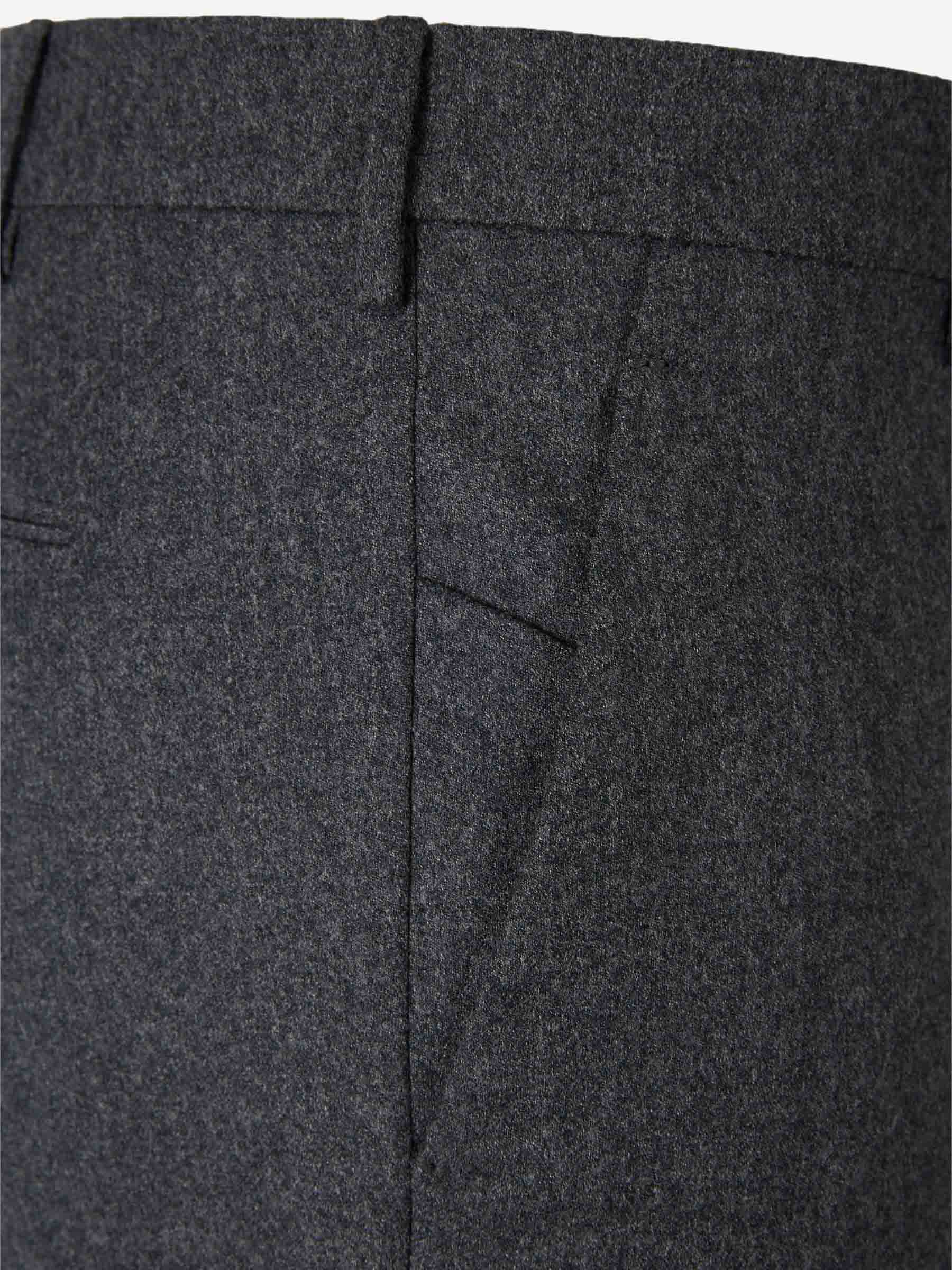 Outlet online Berwich Hombre Pantalones Vestir  Lana color Gris Oscuro sku 322-000484 01 - Foto 3
