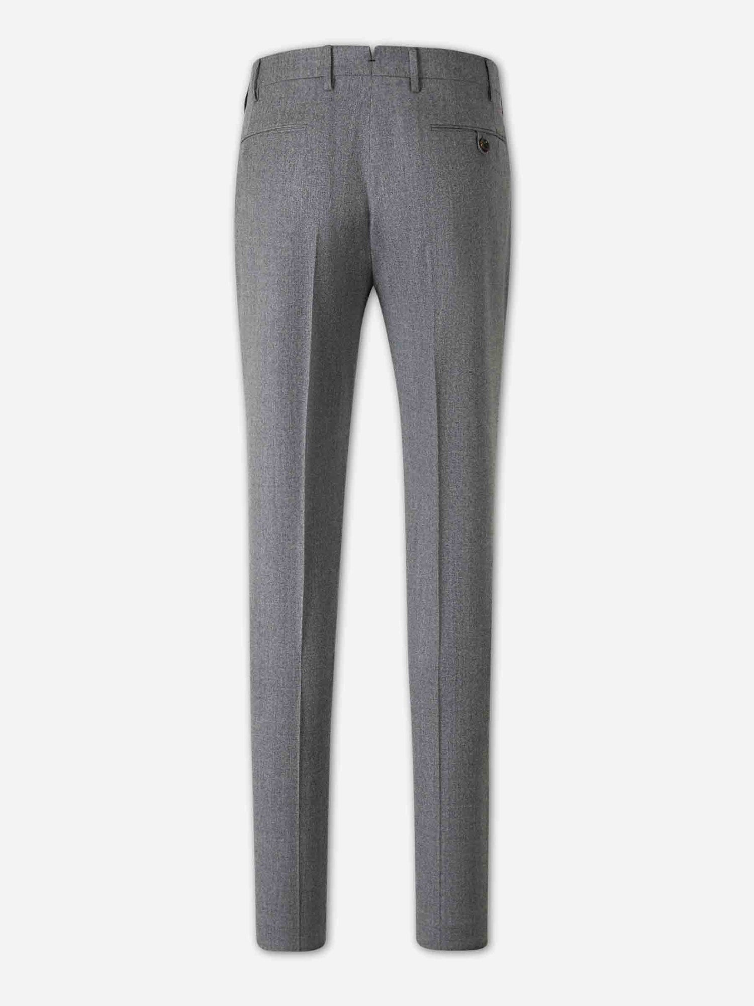 Outlet online Berwich Hombre Pantalones Vestir  Lana color Gris sku 322-000484 02 - Foto 2