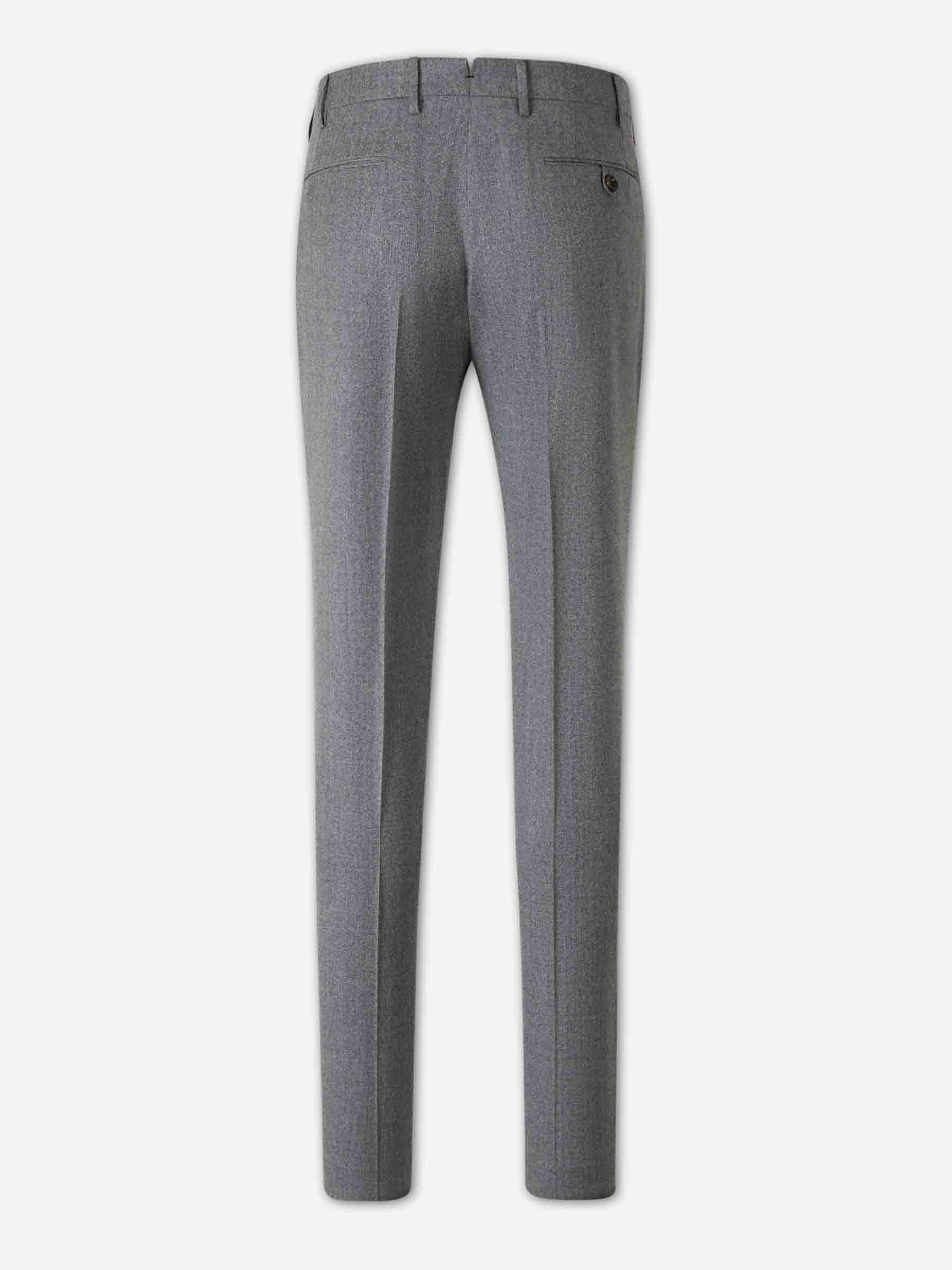 Outlet online Berwich Hombre Pantalones Vestir  Lana color Gris sku 322-000484 02 - Foto 2