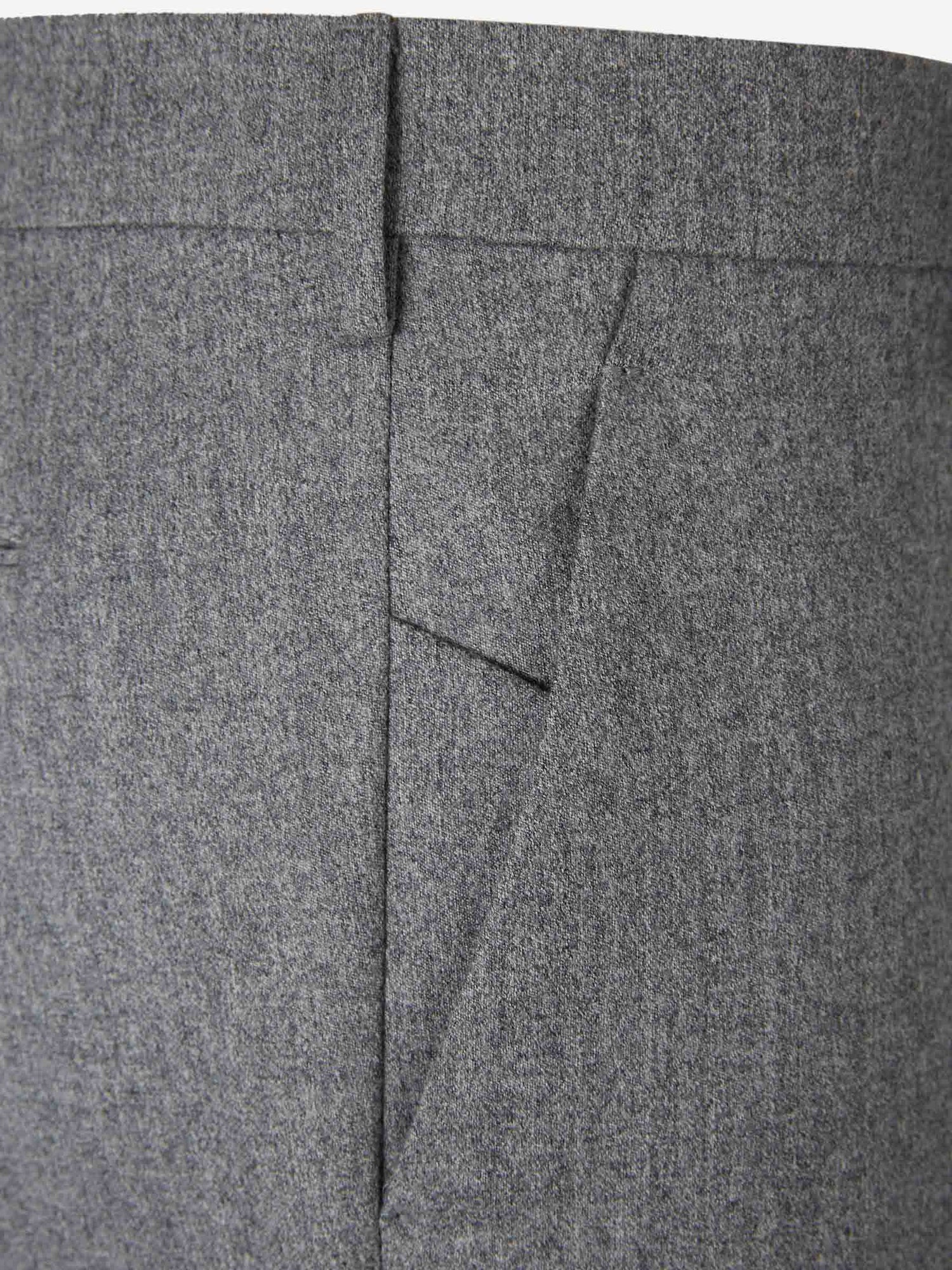 Outlet online Berwich Hombre Pantalones Vestir  Lana color Gris sku 322-000484 02 - Foto 3