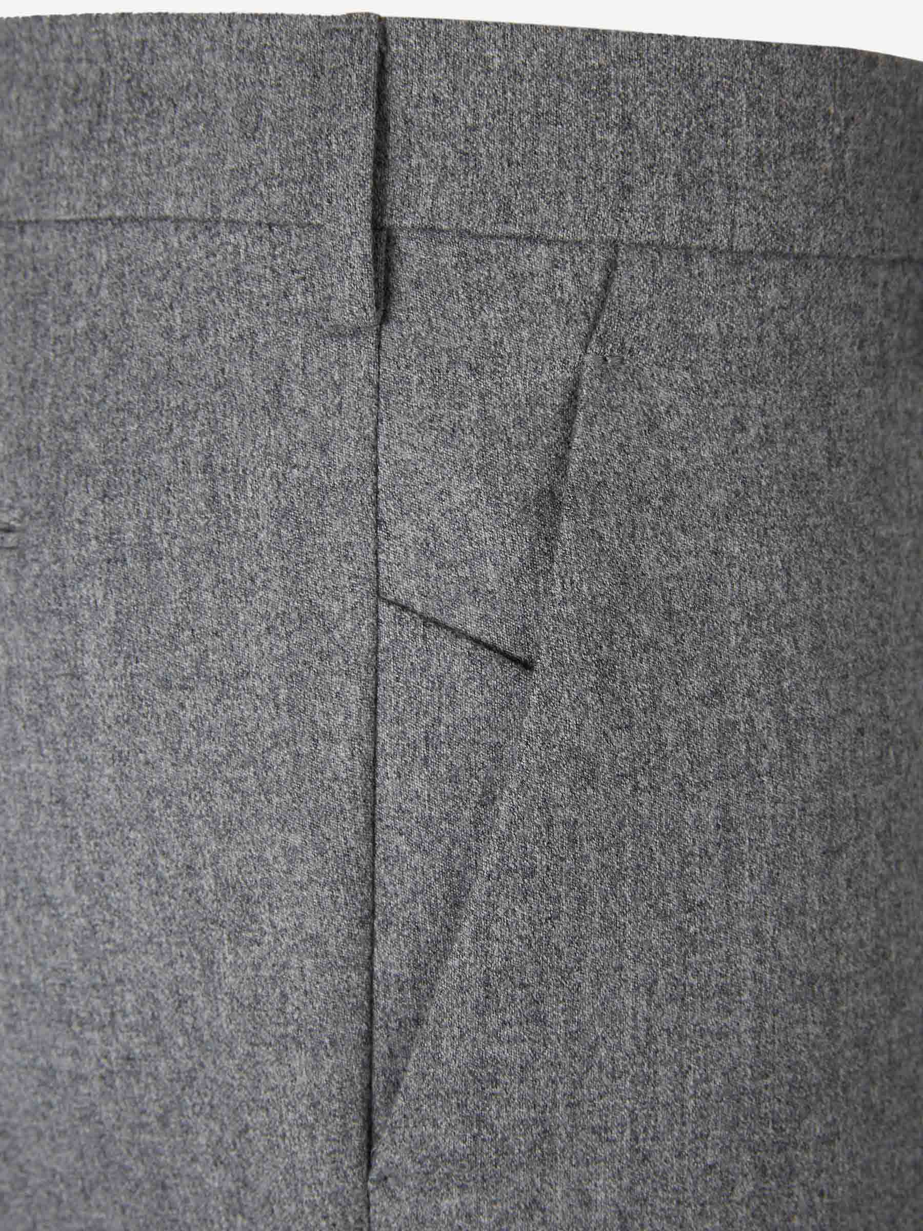 Outlet online Berwich Hombre Pantalones Vestir  Lana color Gris sku 322-000484 02 - Foto 3