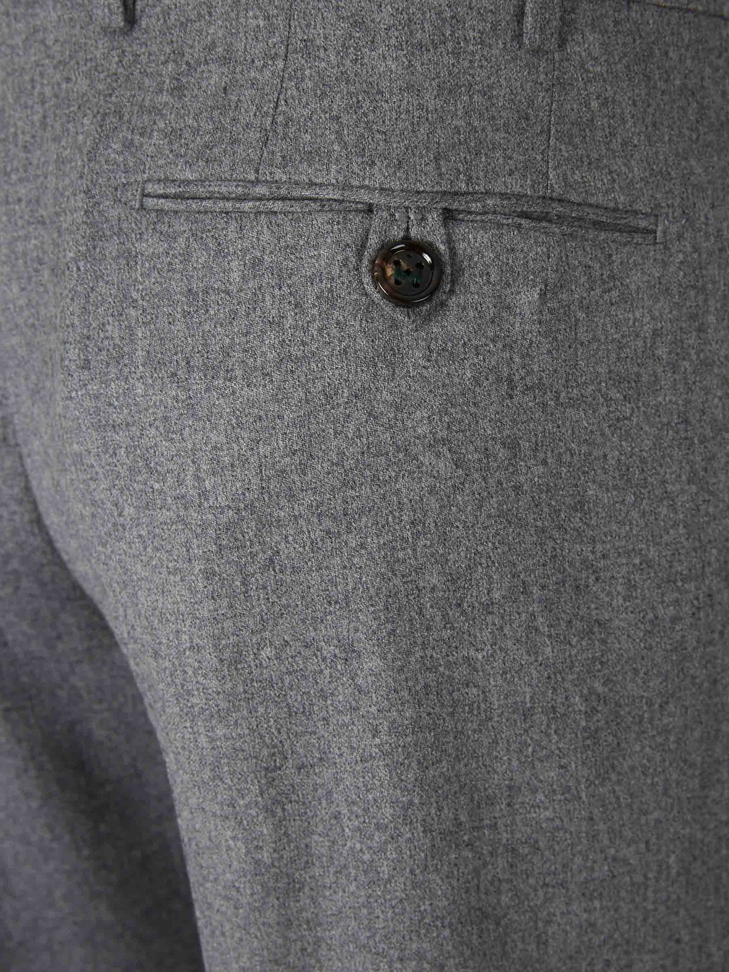 Outlet online Berwich Hombre Pantalones Vestir  Lana color Gris sku 322-000484 02 - Foto 4