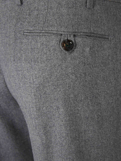 Outlet online Berwich Hombre Pantalones Vestir  Lana color Gris sku 322-000484 02 - Foto 4