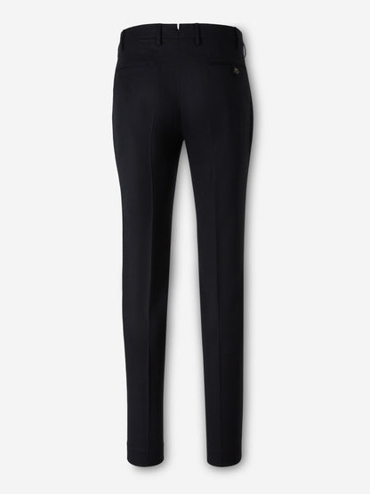 Outlet online Berwich Hombre Pantalones Vestir  Lana color Azul Noche sku 322-000484 03 - Foto 2