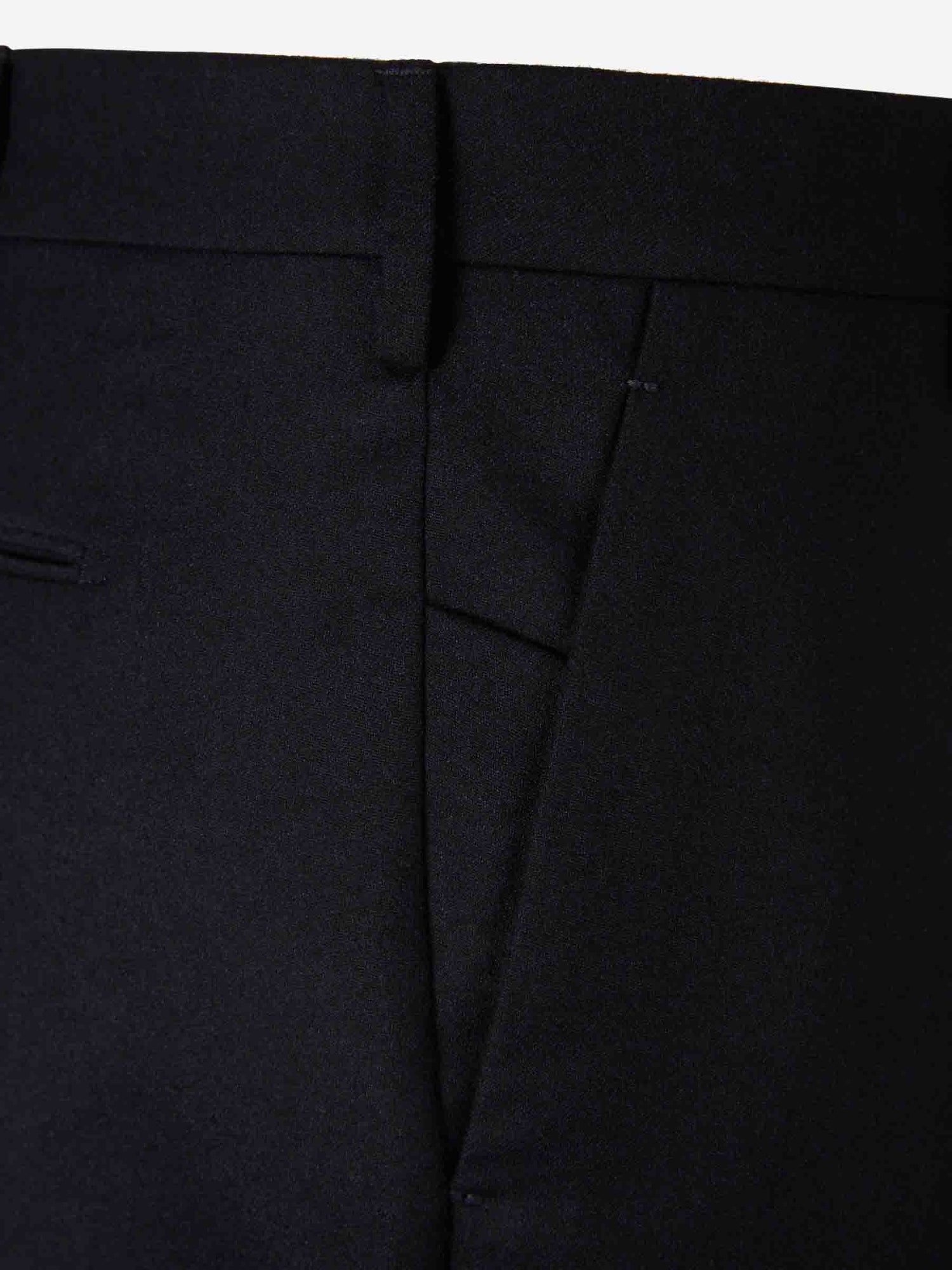 Outlet online Berwich Hombre Pantalones Vestir  Lana color Azul Noche sku 322-000484 03 - Foto 3
